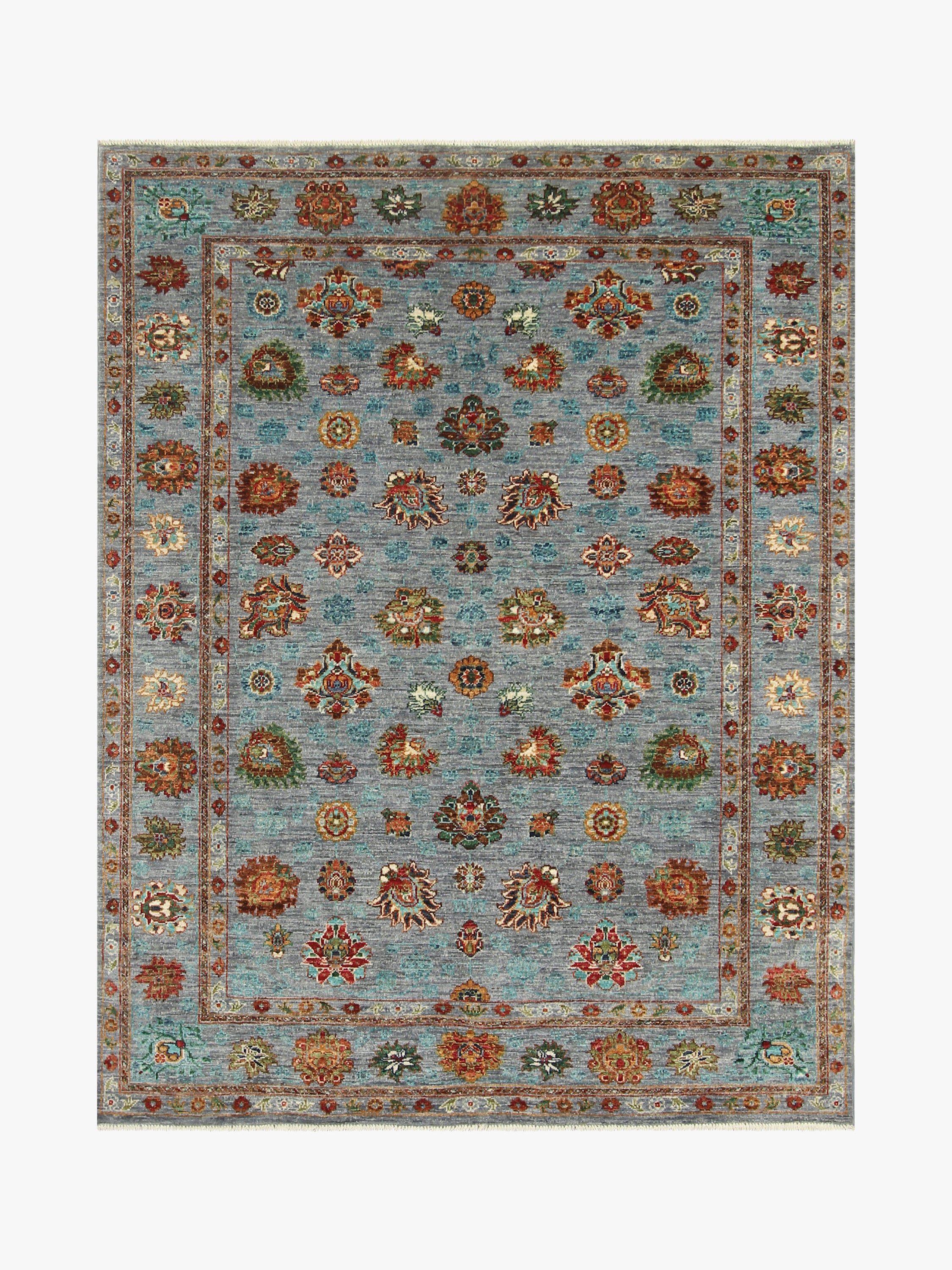 Sultani Blue Rug PC 55852 - 1.98m X 1.55m