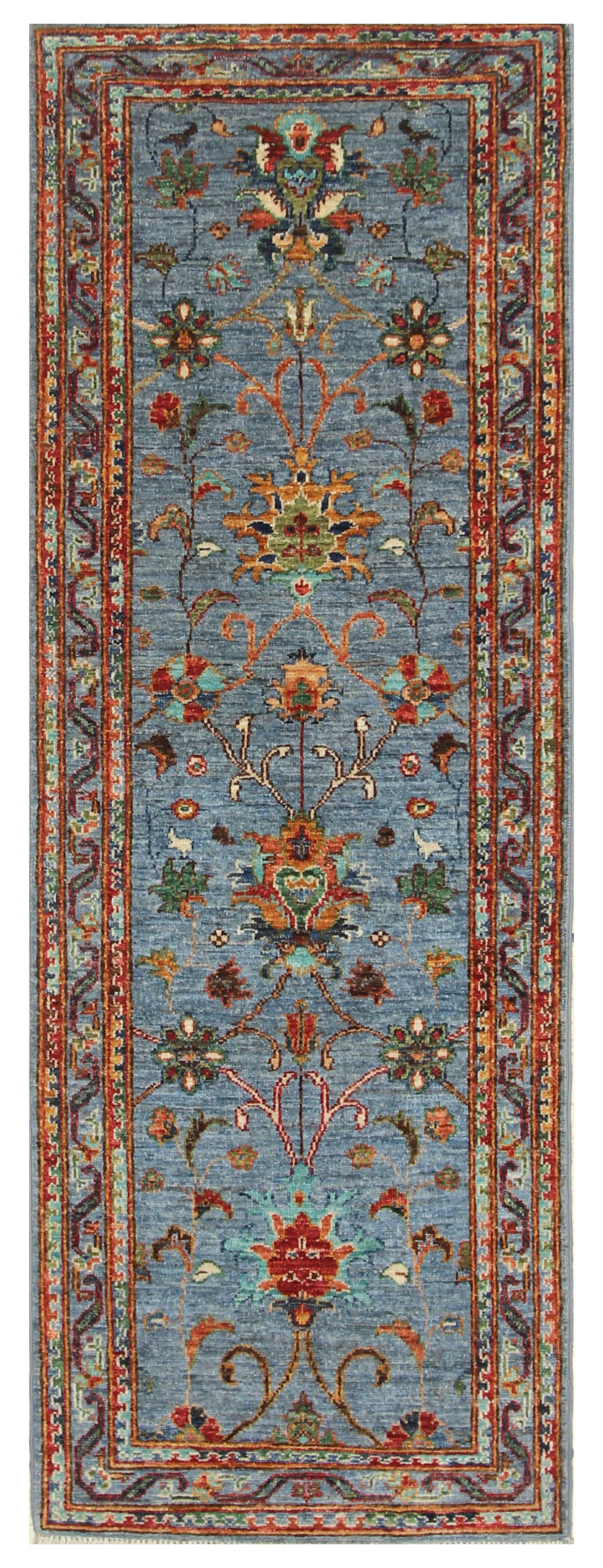 Sultani Blue Rug PC 55854 - 1.82m X 0.63m