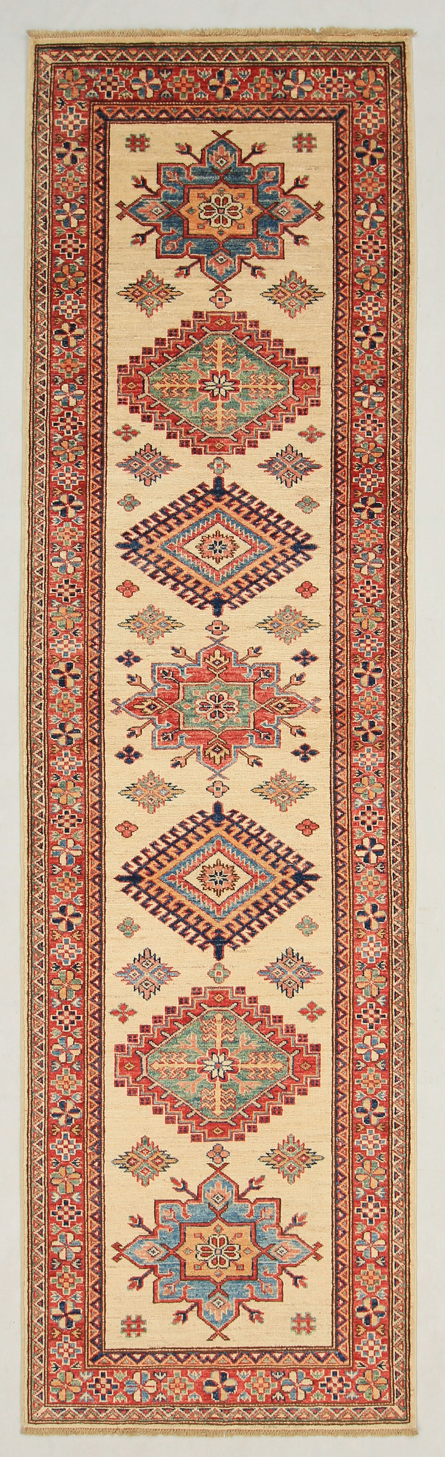 Supreme Kazak Ivory Rug PC 54608 - 2.91m X 0.83m