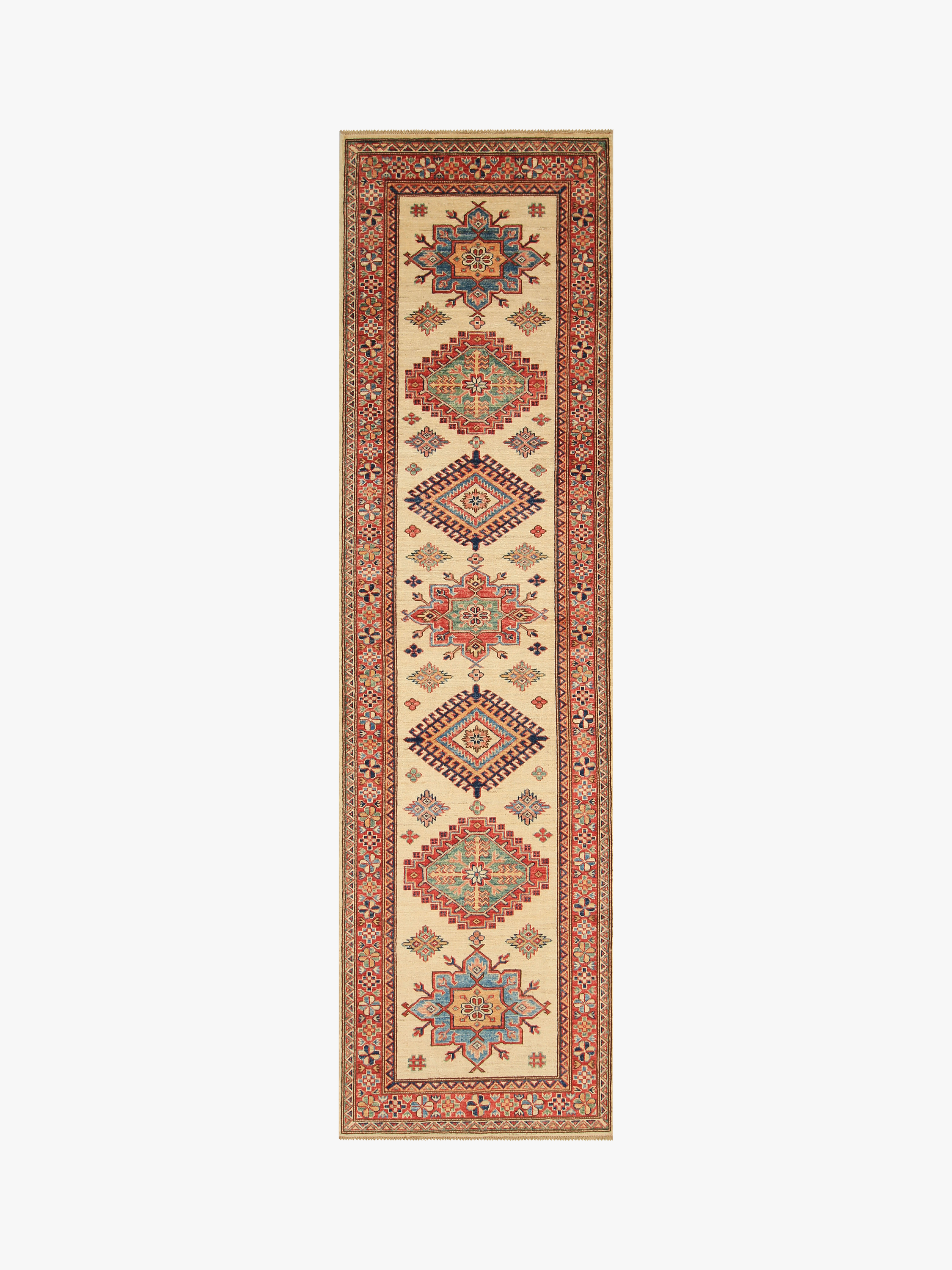 Supreme Kazak Ivory Rug PC 54608 - 2.91m X 0.83m
