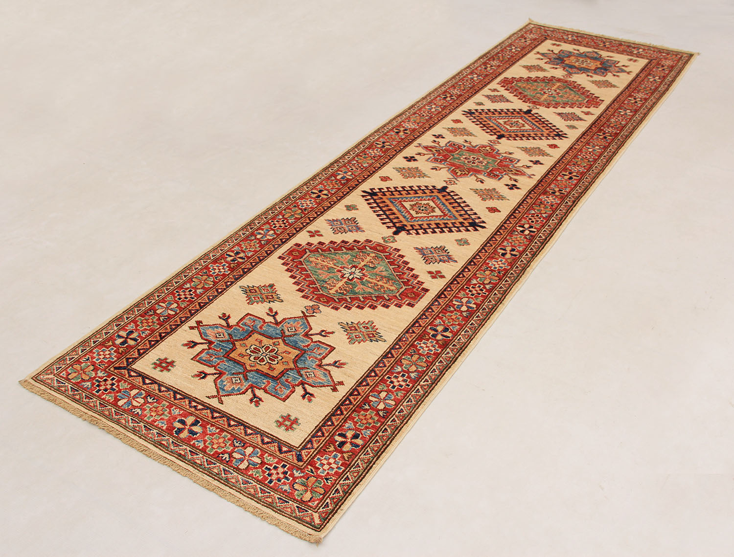 Supreme Kazak Ivory Rug PC 54608 - 2.91m X 0.83m
