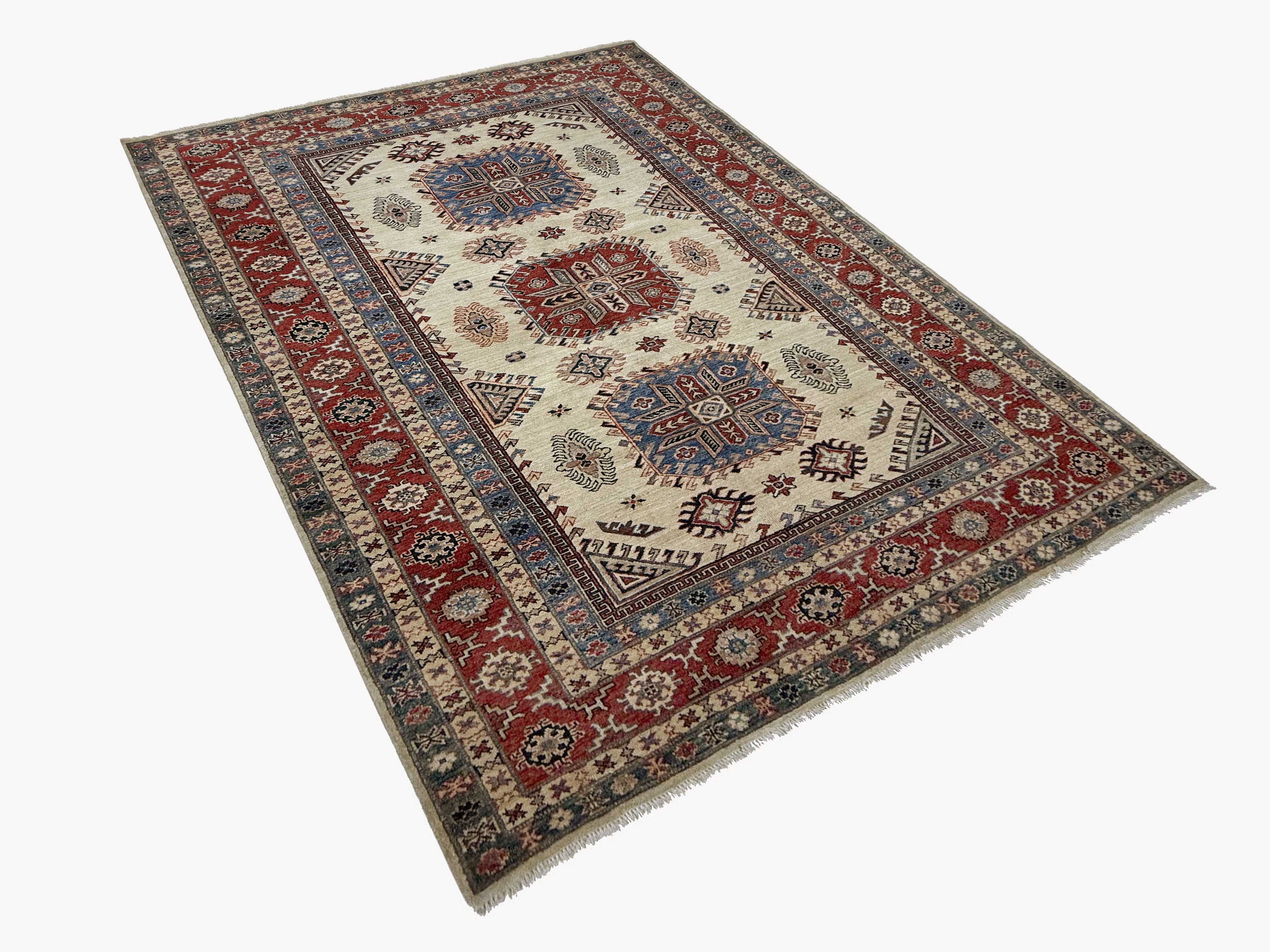 Supreme Kazak Ivory Rug PC 57424 - 2.42m X 1.67m