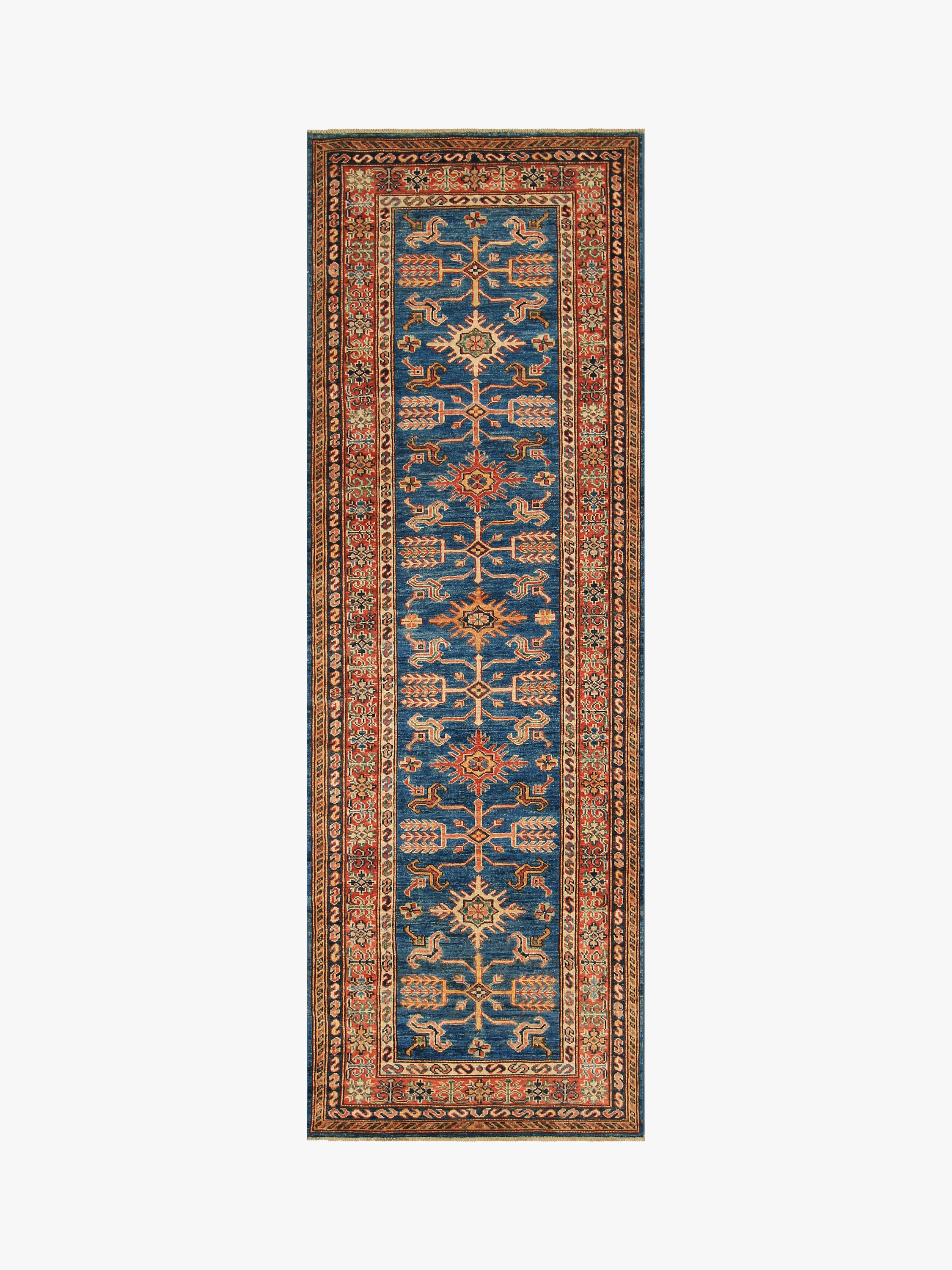 Supreme Kazak Blue Rug PC 54581 - 2.43m X 0.83m