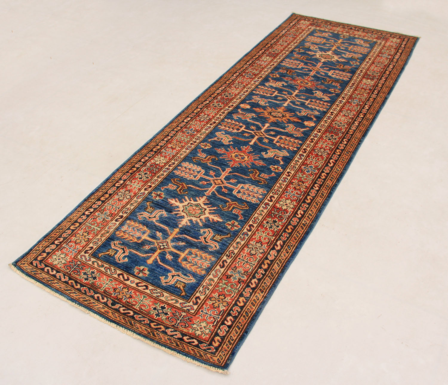 Supreme Kazak Blue Rug PC 54582 - 2.44m X 0.85m