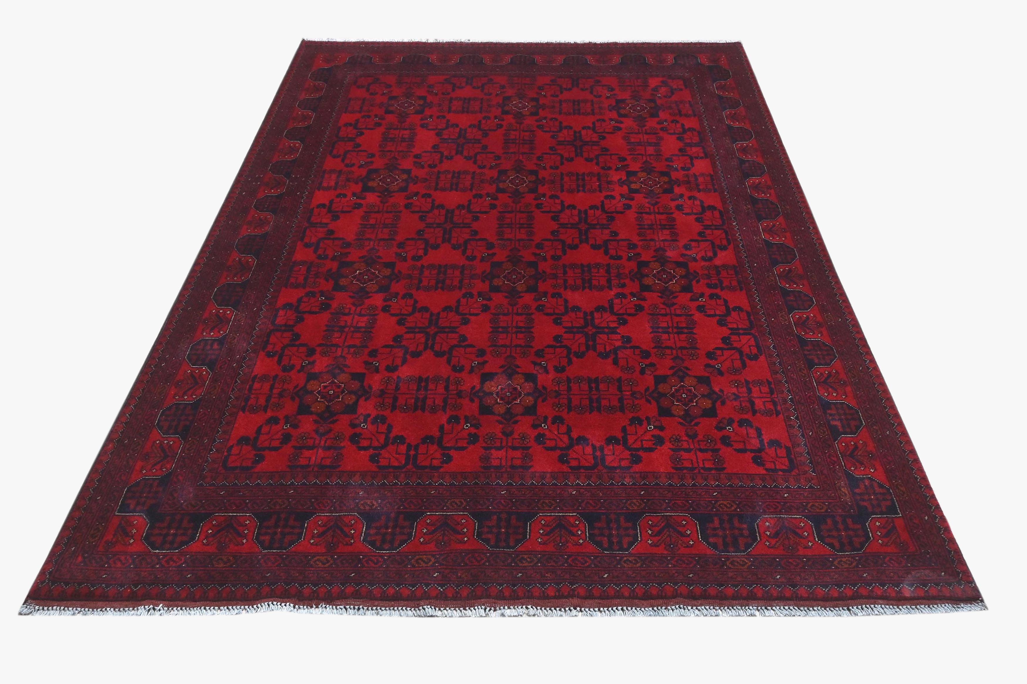 Khal Mohammadi Red Rug PC 57739 - 2.43m X 1.68m