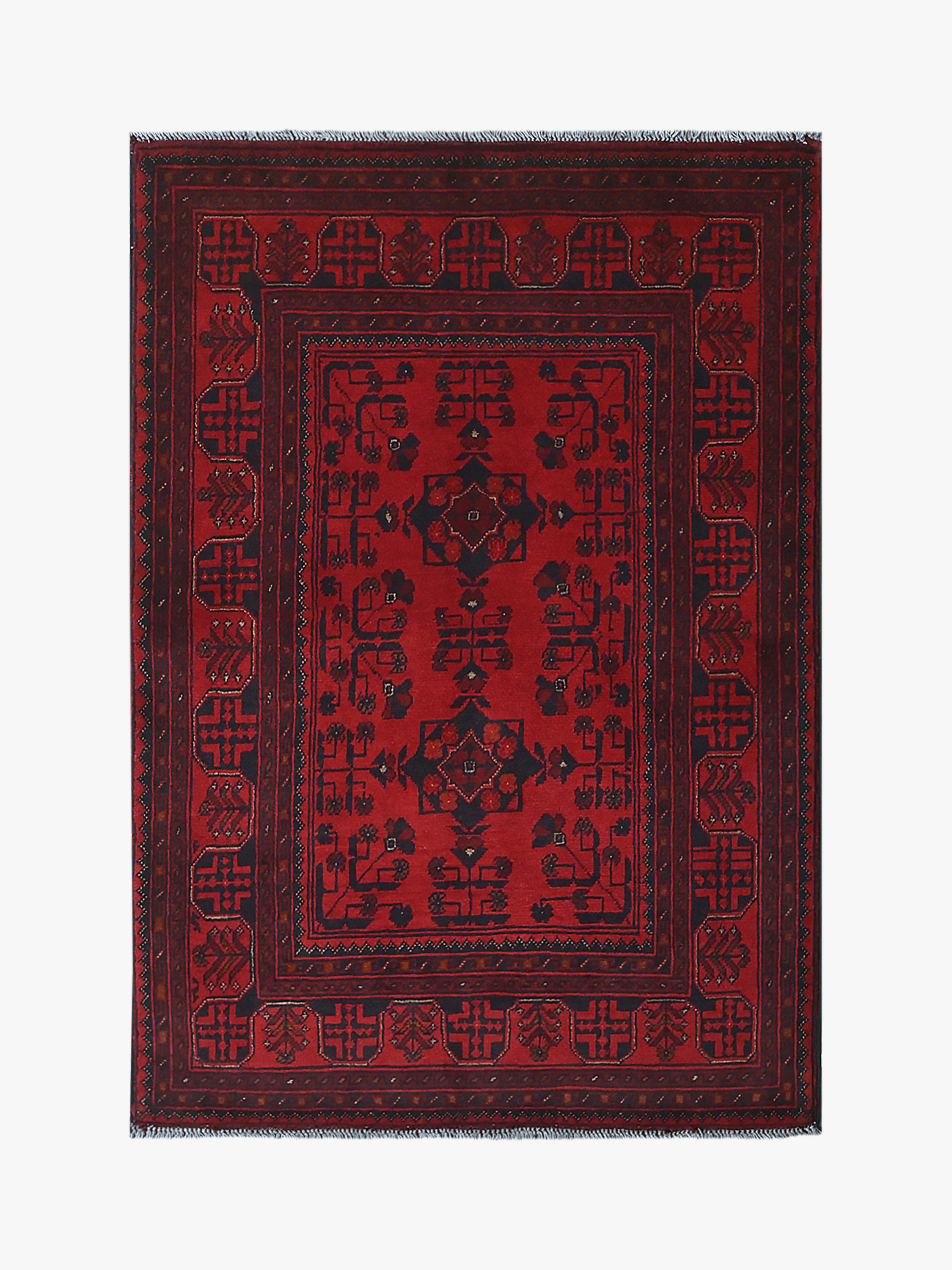Khal Mohammadi Red Rug PC 52900 - 1.47m X 0.97m