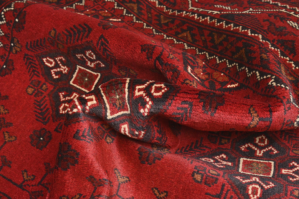 Khal Mohammadi Red Rug PC 52933 - 1.50m X 1.04m
