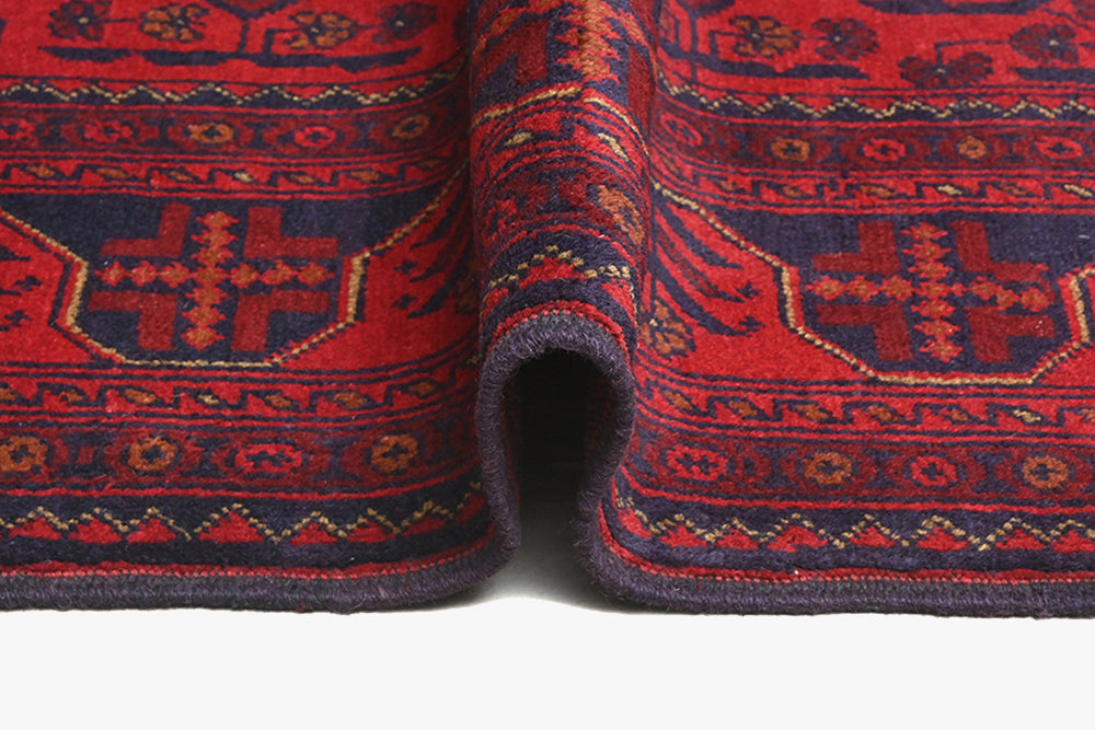Khal Mohammadi Red Rug PC 52934 - 1.49m X 1.00m