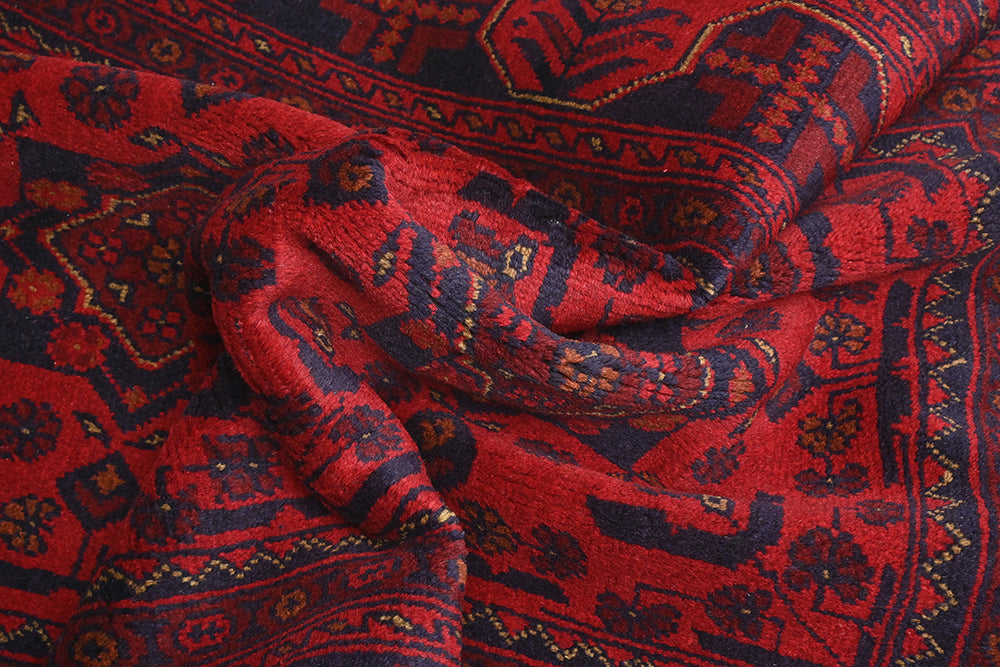 Khal Mohammadi Red Rug PC 52934 - 1.49m X 1.00m