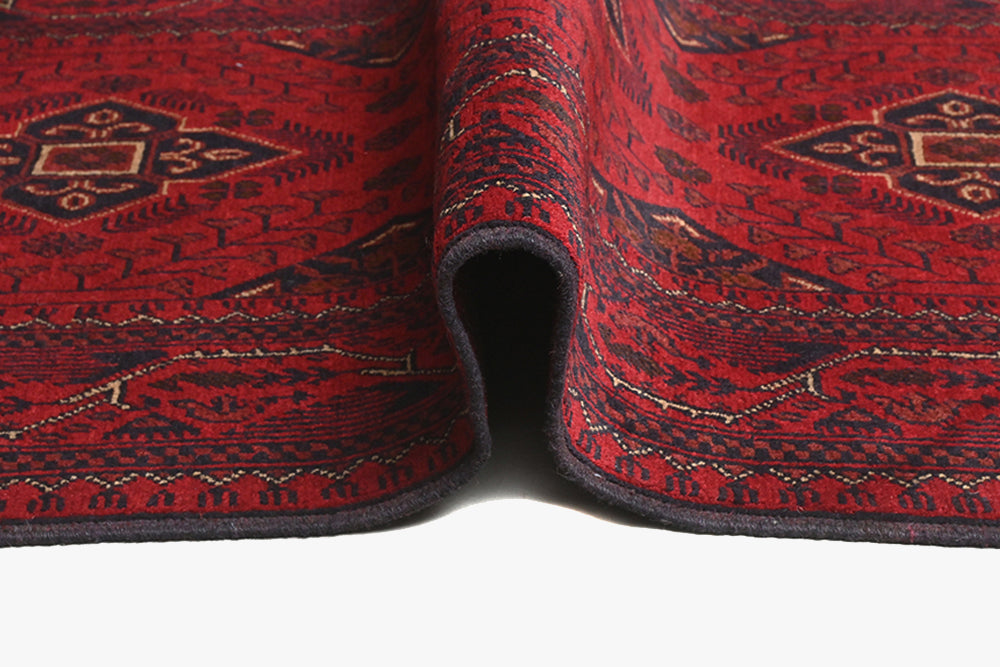 Khal Mohammadi Red Rug PC 52941 - 2.90m X 0.80m