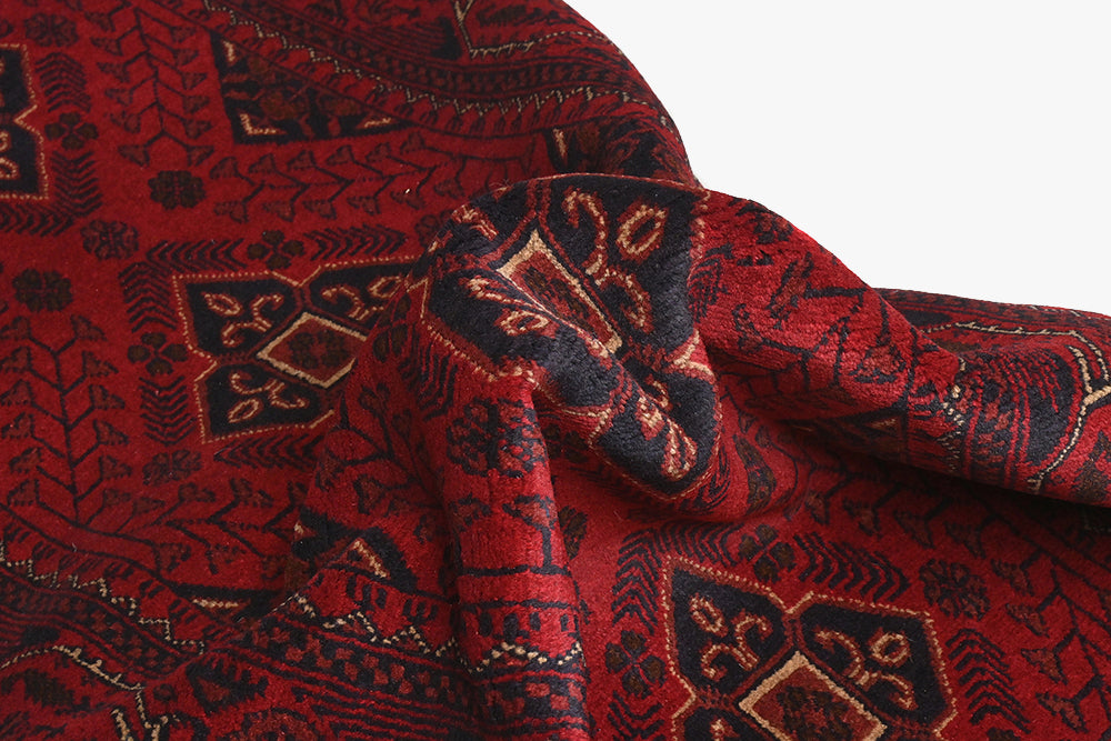 Khal Mohammadi Red Rug PC 52941 - 2.90m X 0.80m