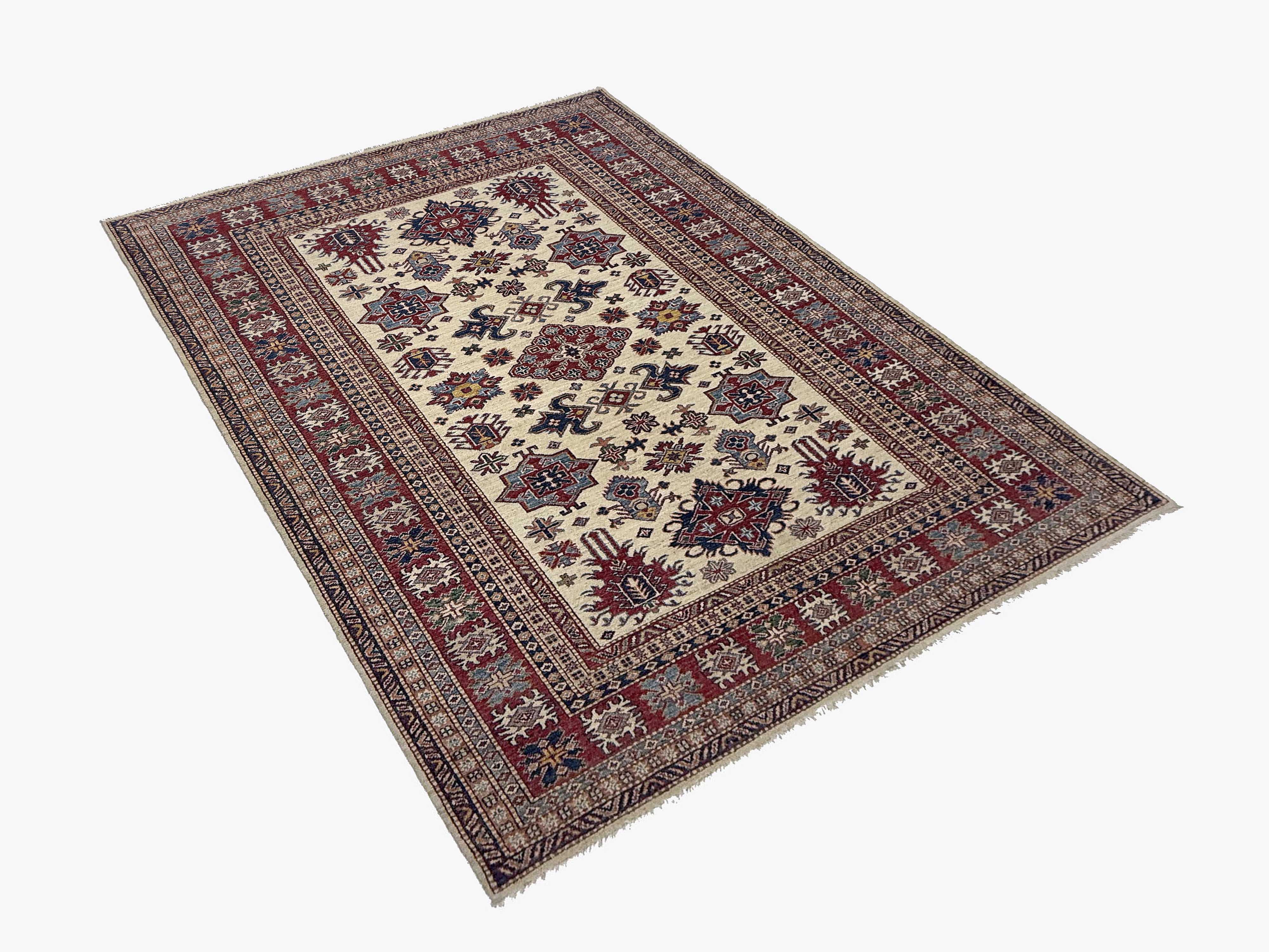 Supreme Kazak Ivory Rug PC 57426 - 2.36m X 1.67m