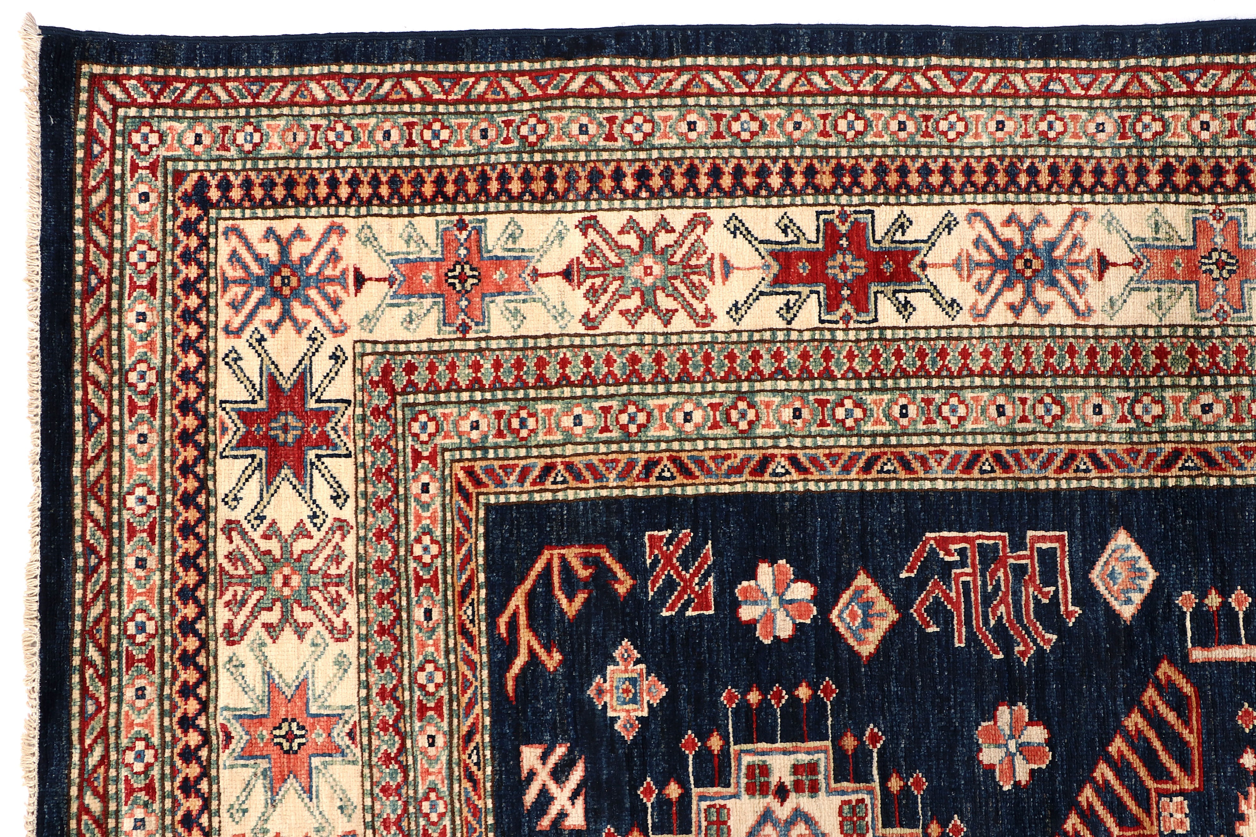 Supreme Kazak Blue Rug PC 55172 - 3.01m X 2.48m
