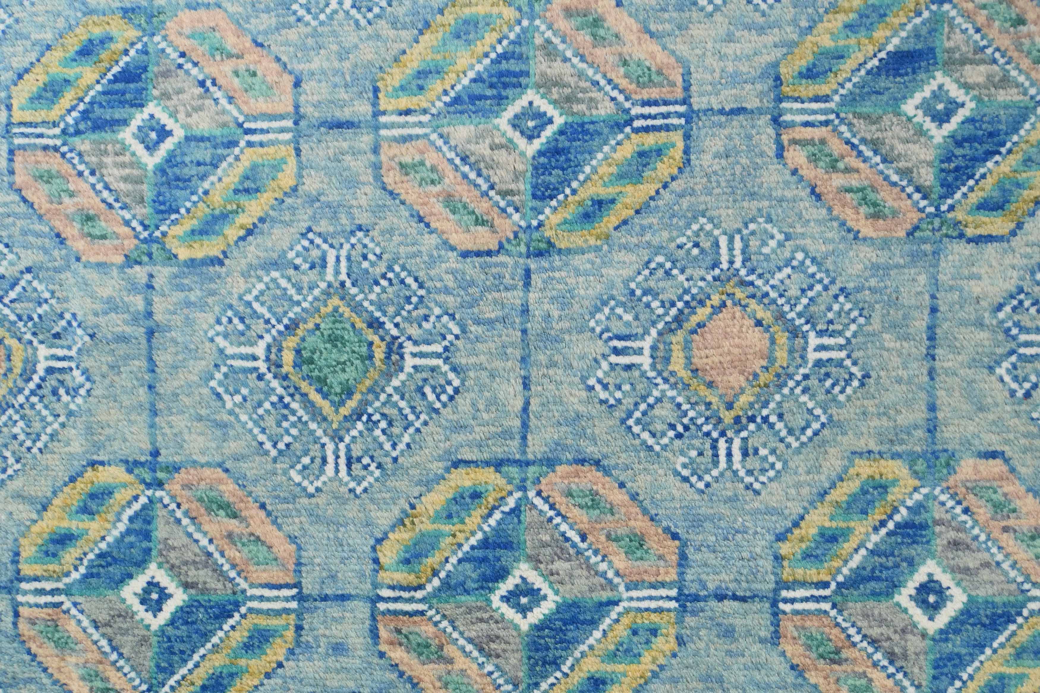 Boston Ersari Blue Rug