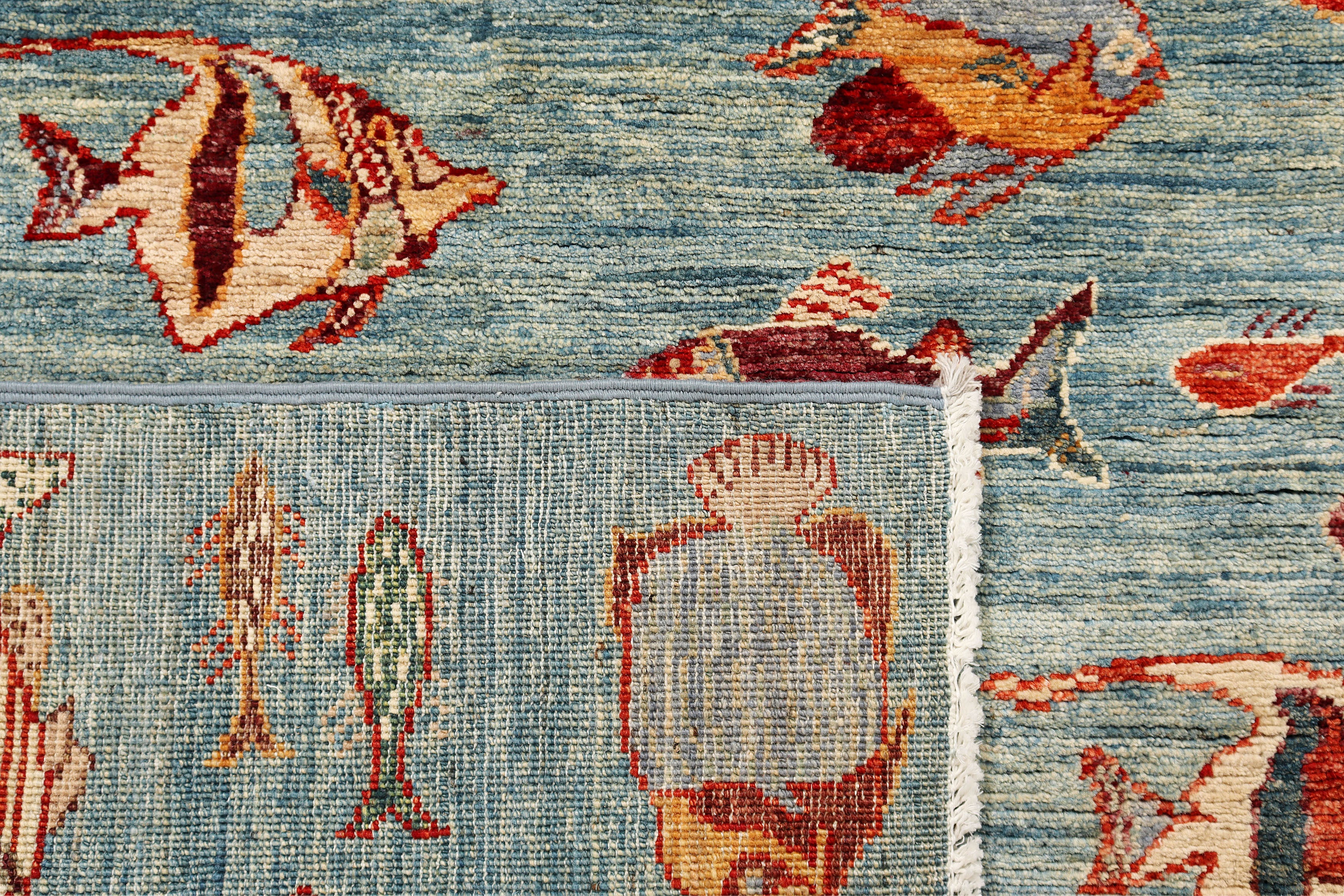 Fish Blue Rug PC 54069 - 1.49m X 1.01m