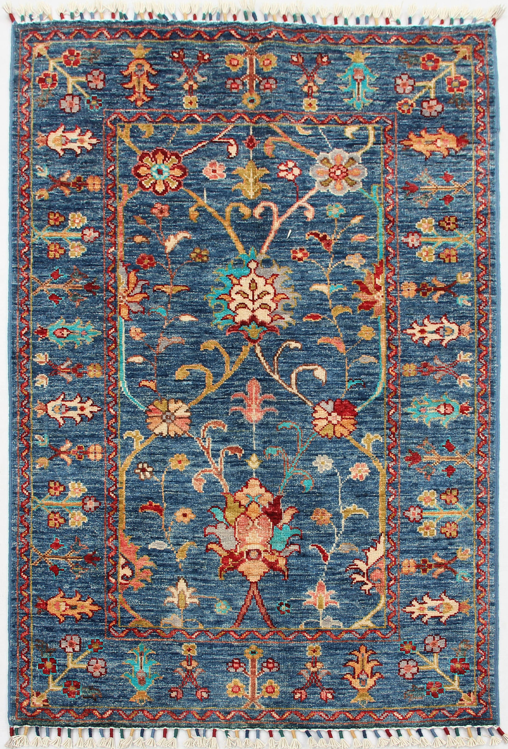 Sultani Blue Rug PC 52446 - 1.27m X 0.84m