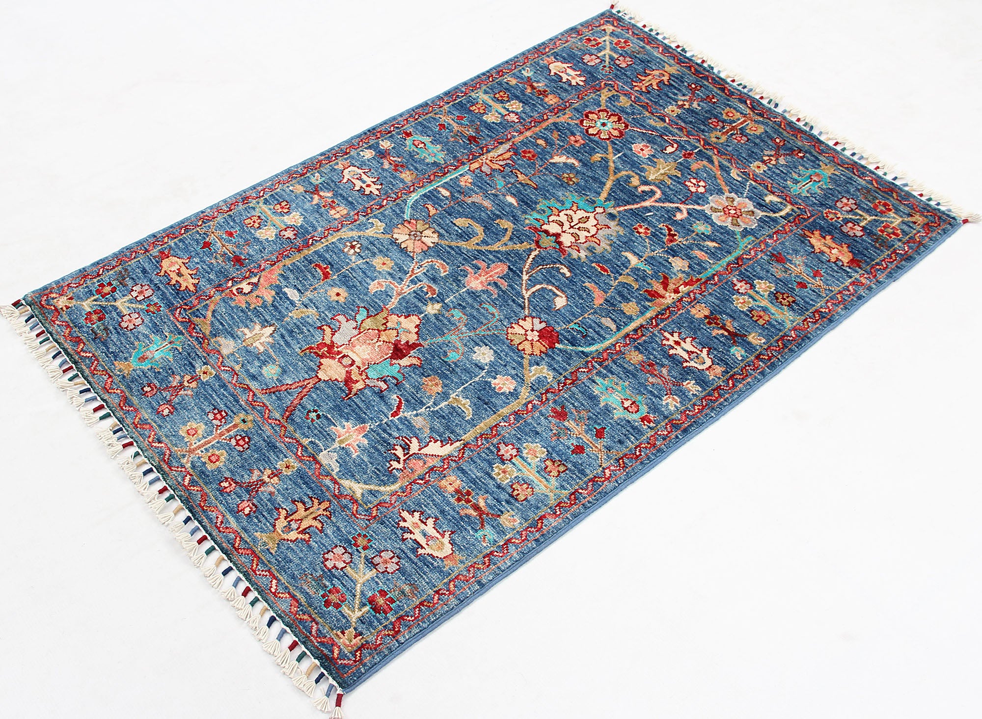Sultani Blue Rug PC 52446 - 1.27m X 0.84m