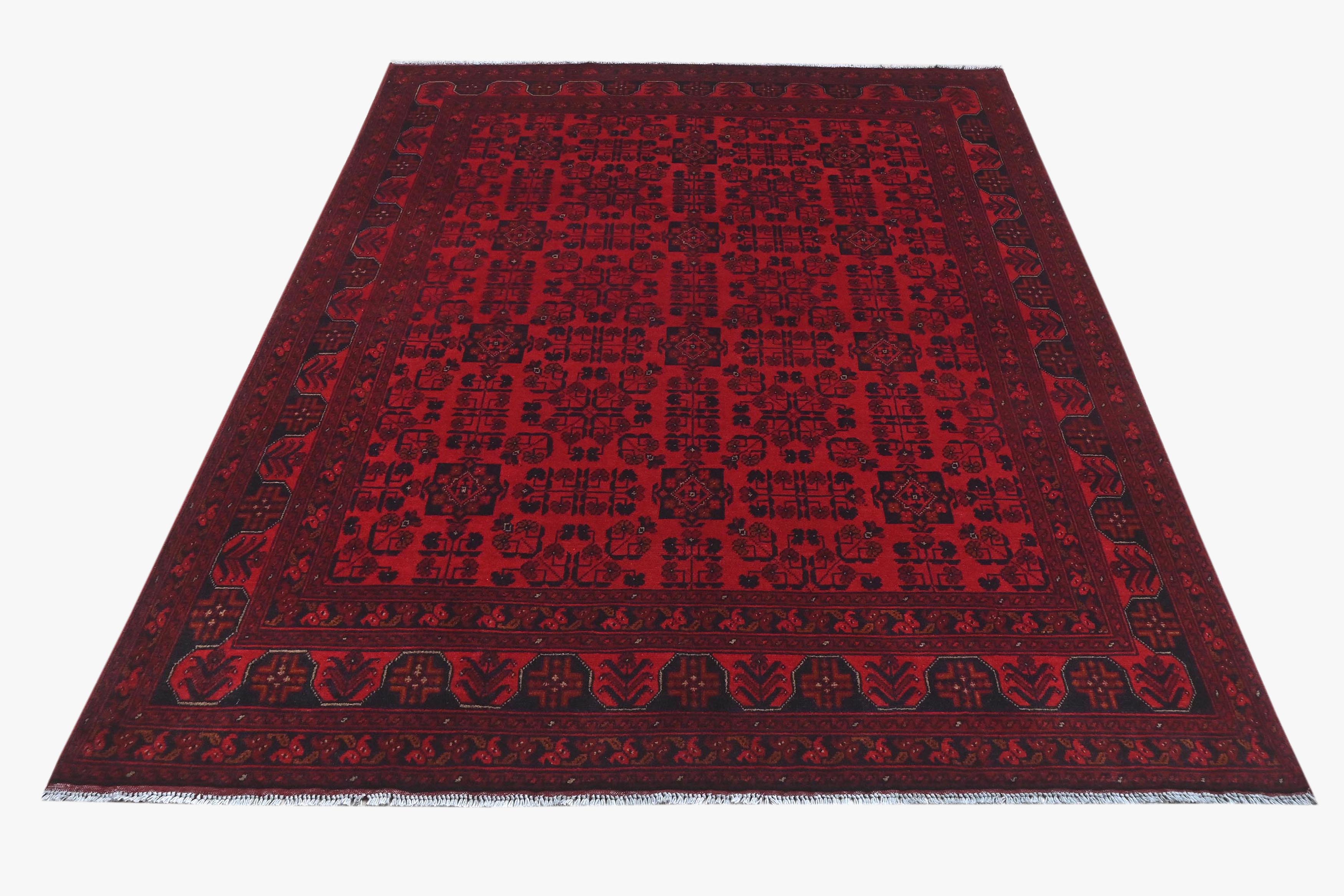 Khal Mohammadi Red Rug PC 57743 - 2.33m X 1.69m