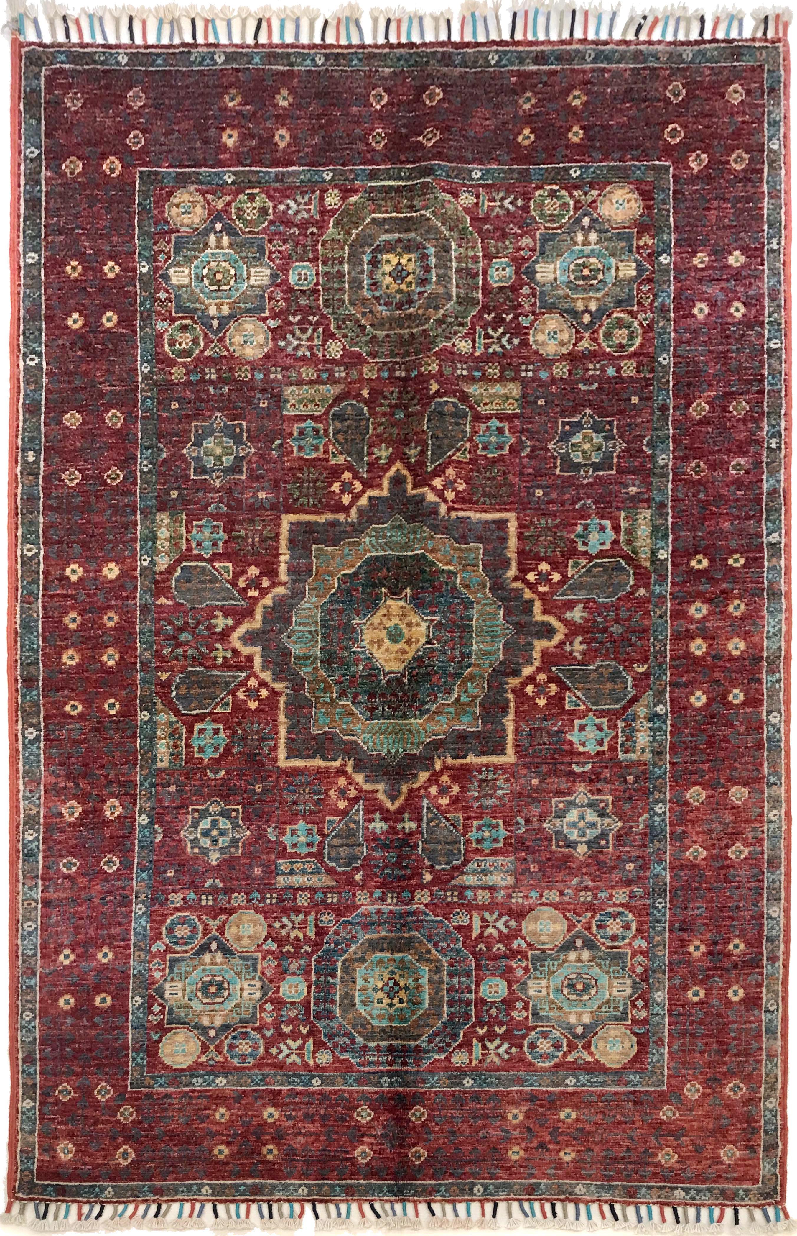 Mamluk Red Rug PC 56427 - 1.50m X 1.00m