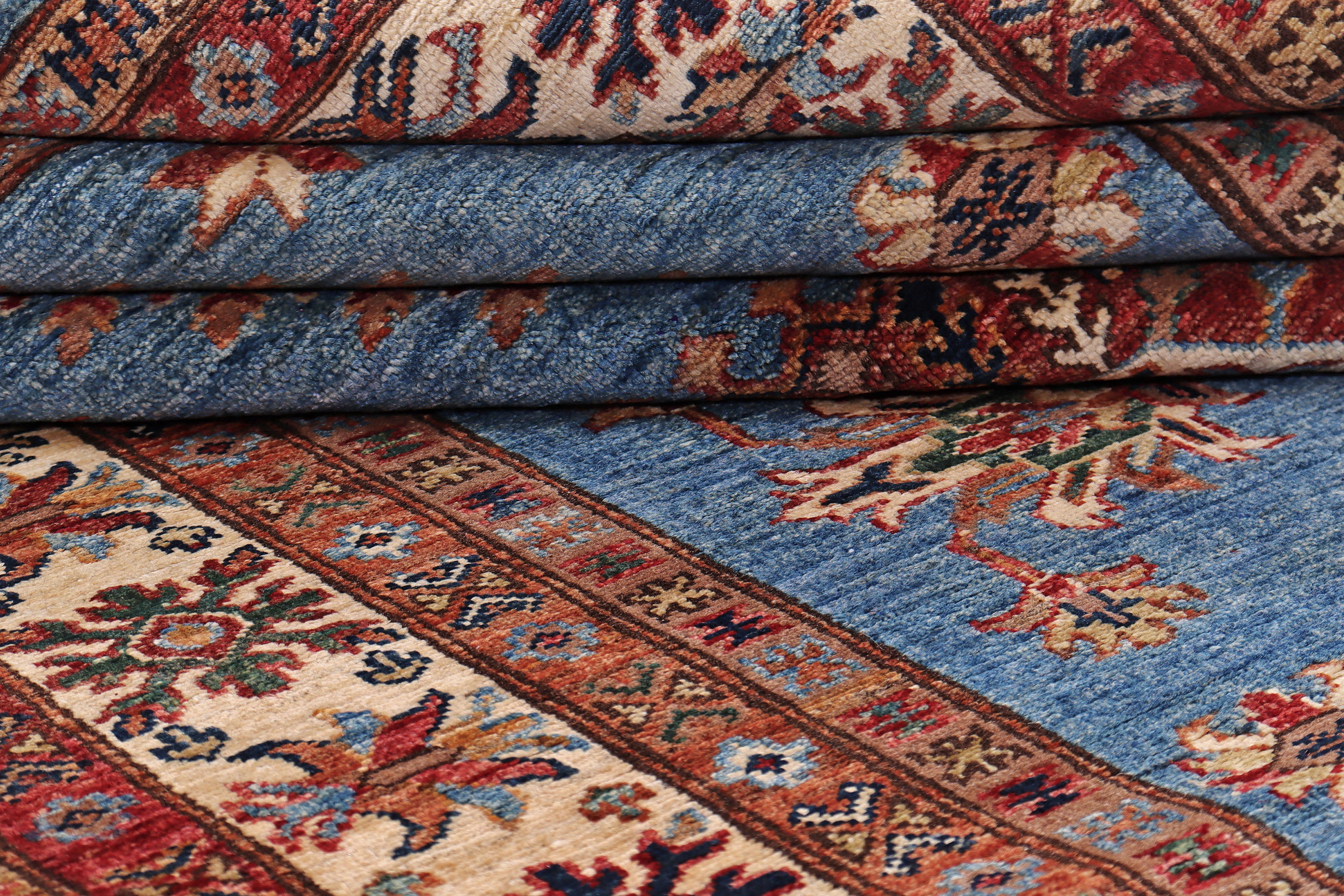 Supreme Kazak Blue Rug PC 54369 - 2.03m X 1.50m
