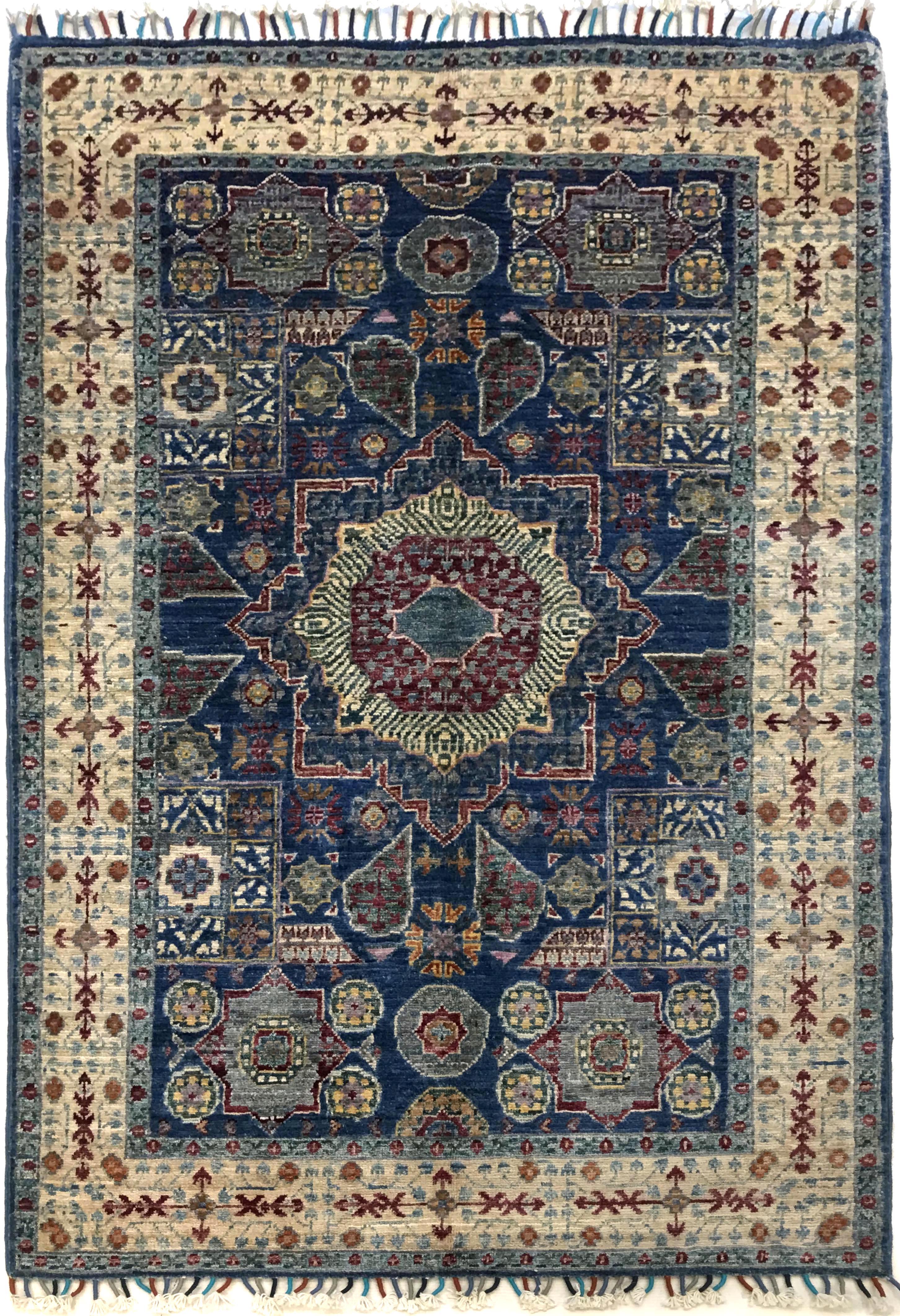 Mamluk Blue Rug PC 56428 - 1.52m X 1.02m