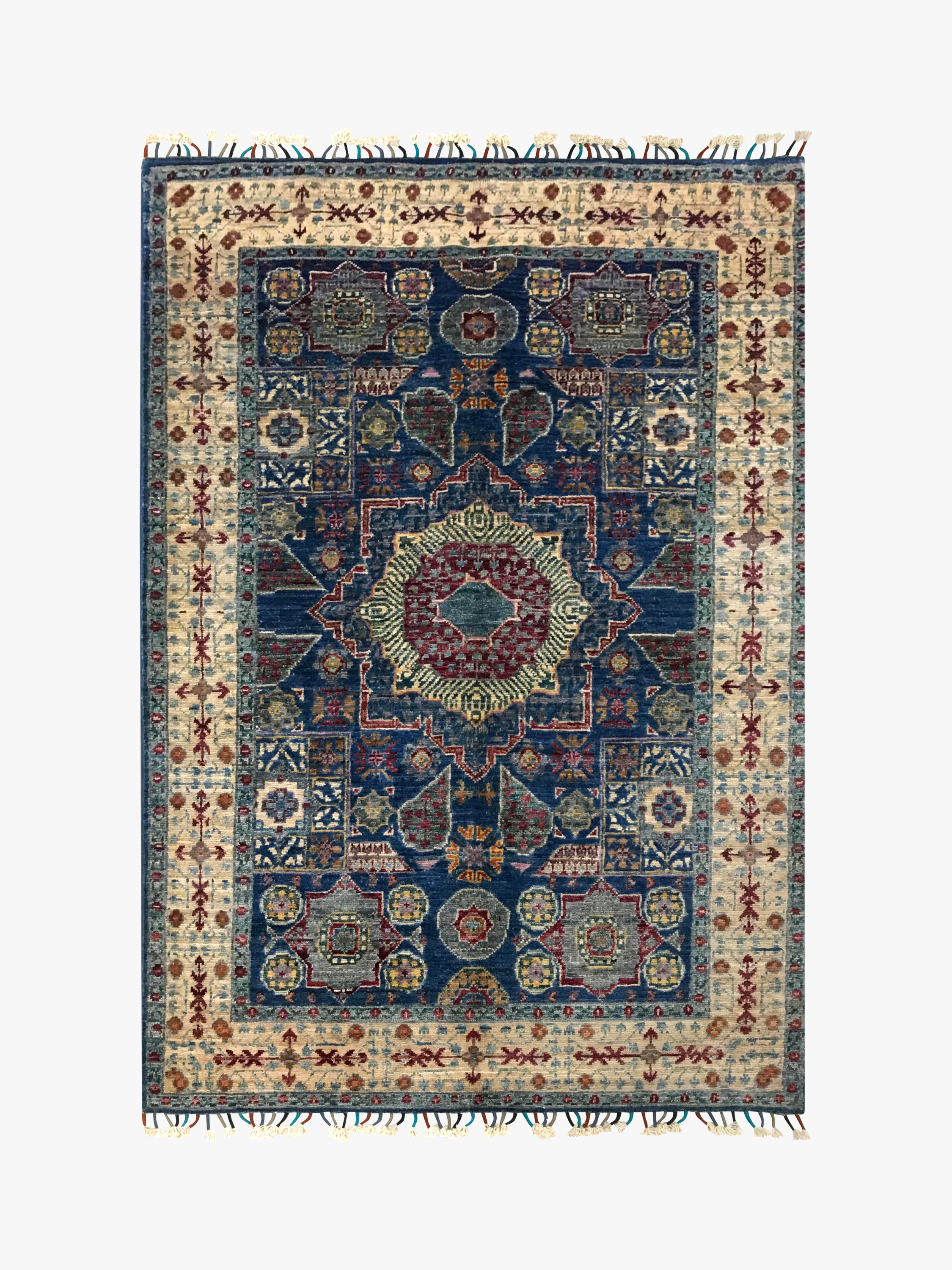 Mamluk Blue Rug PC 56428 - 1.52m X 1.02m