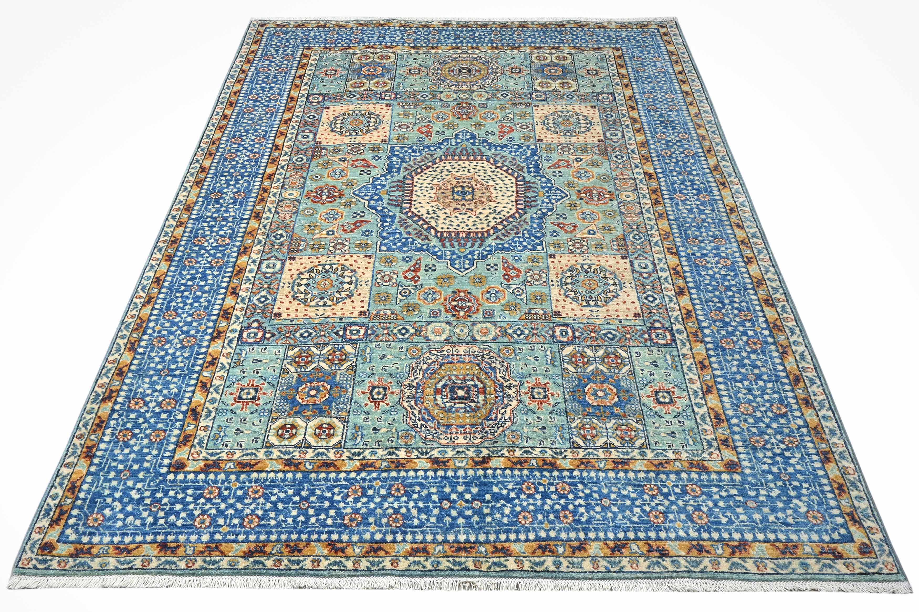 Mamluk Blue Rug PC 54914 - 2.40m X 1.78m