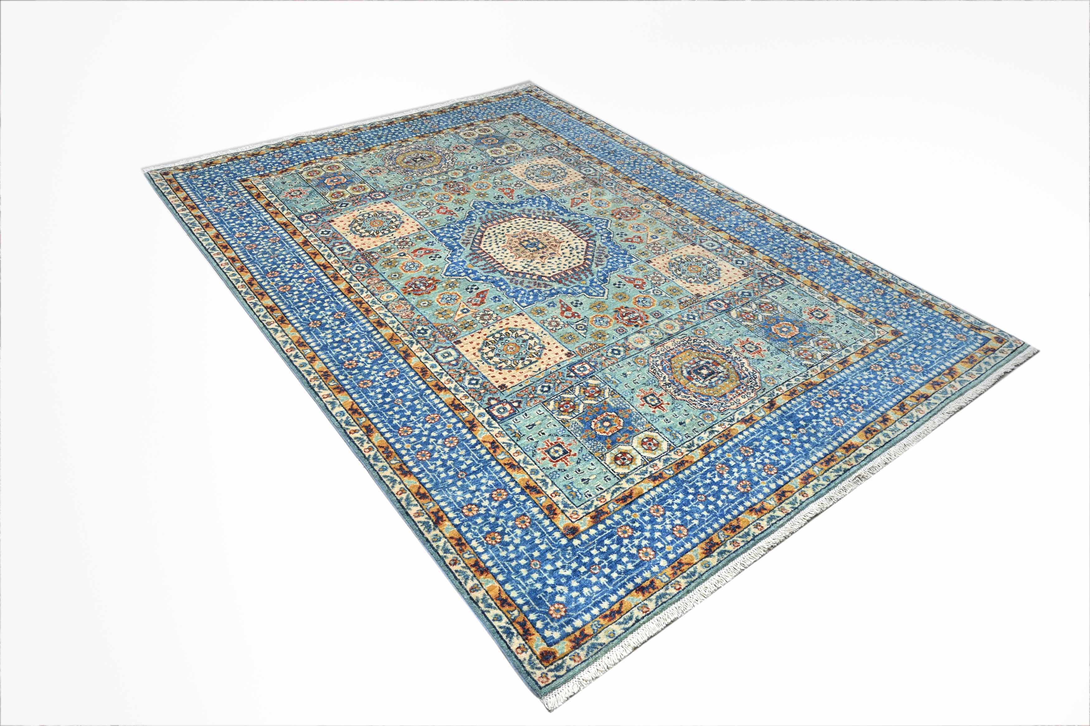Mamluk Blue Rug PC 54914 - 2.40m X 1.78m
