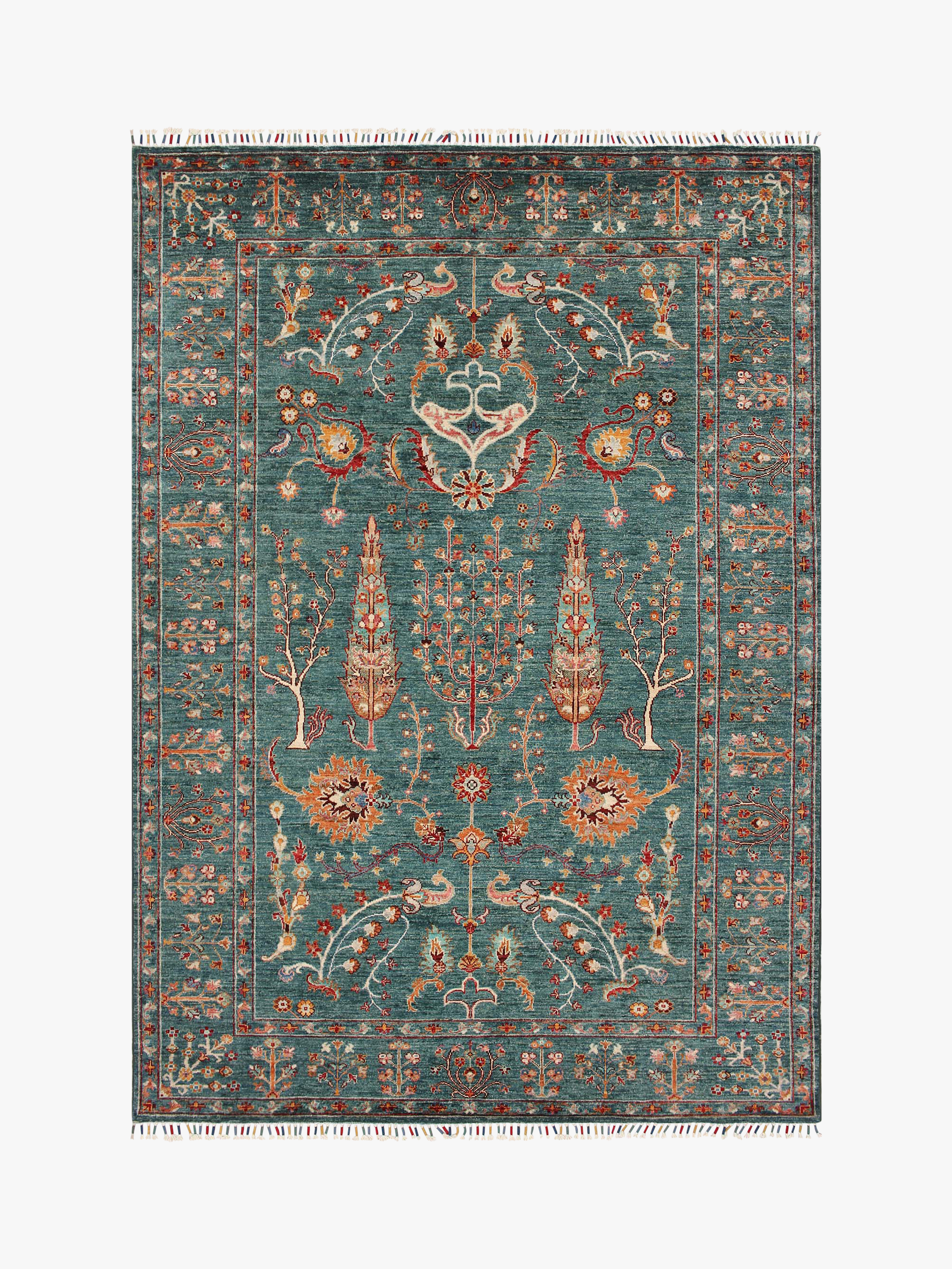 Pictorial Green Rug PC 53583 - 2.50m X 1.77m