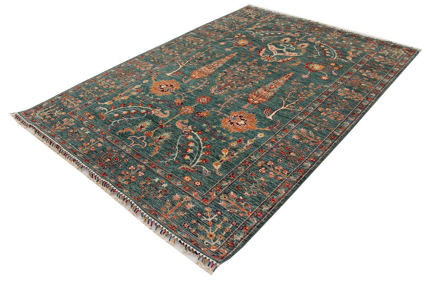 Pictorial Green Rug PC 53583 - 2.50m X 1.77m