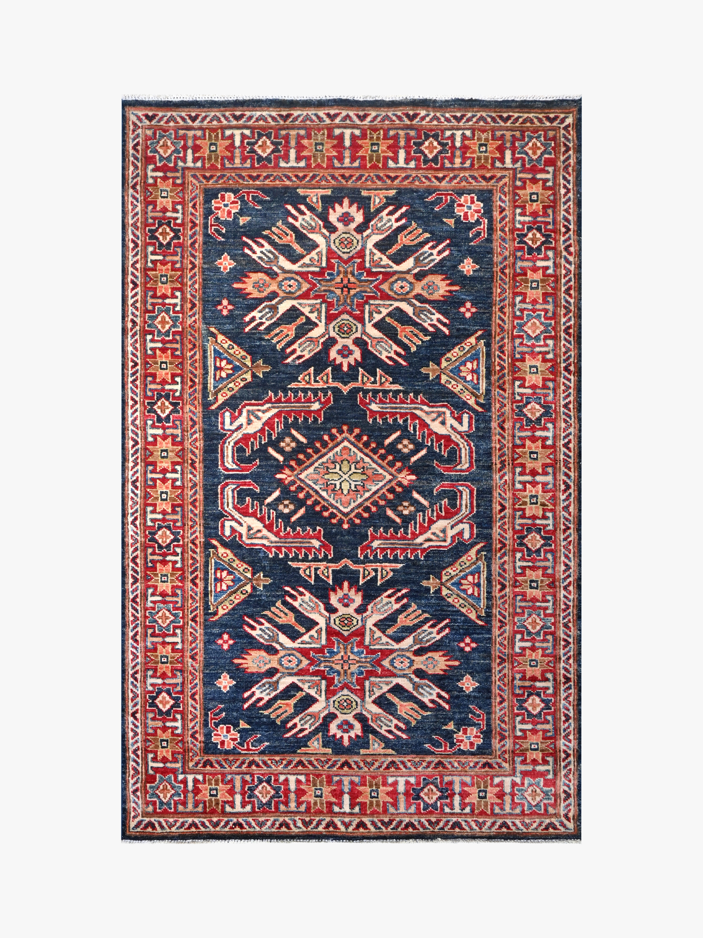 Supreme Kazak Blue Rug PC 54852 - 1.45m X 0.93m