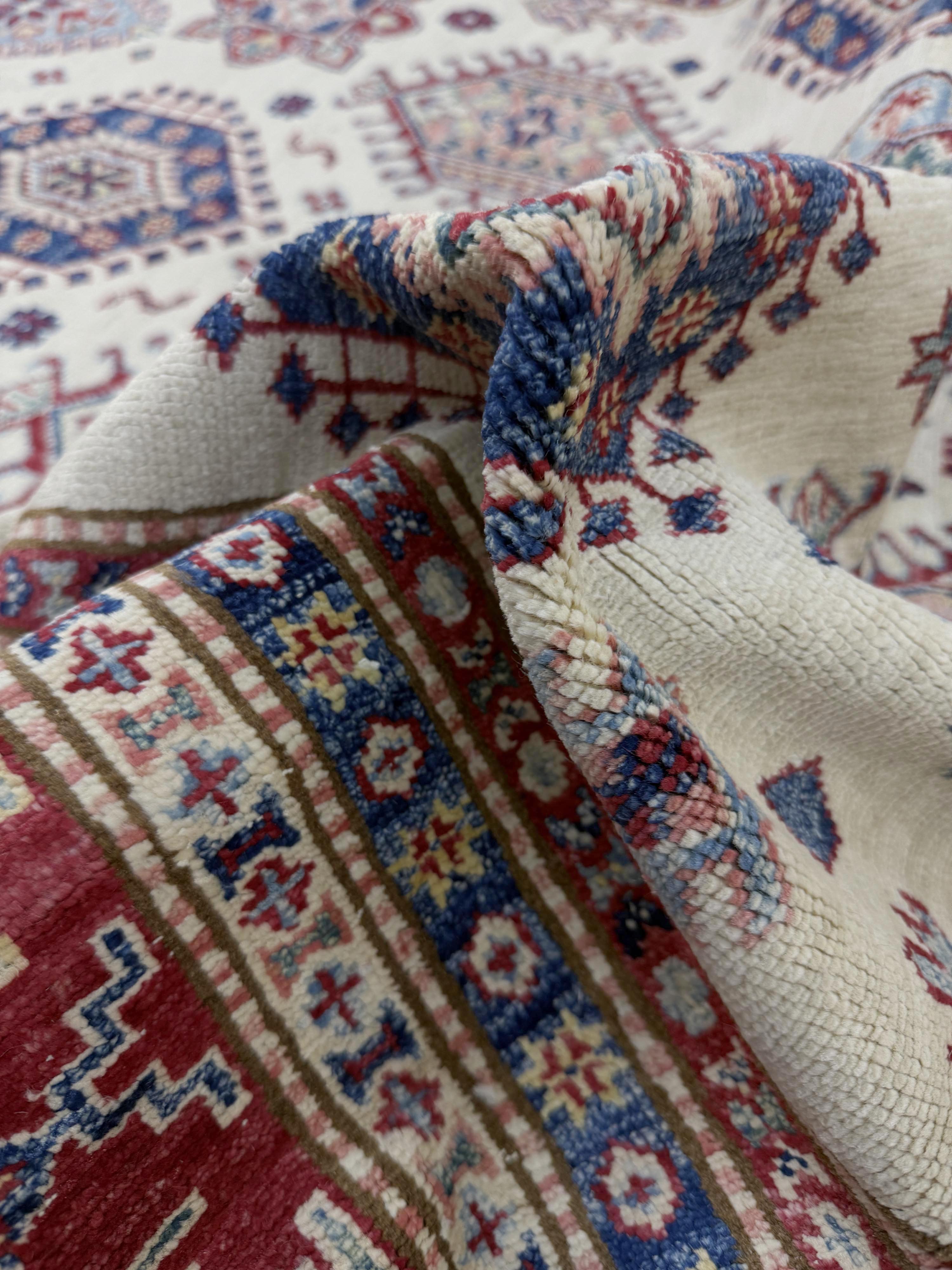 Supreme Kazak Ivory Rug PC 57432 - 2.39m X 1.56m