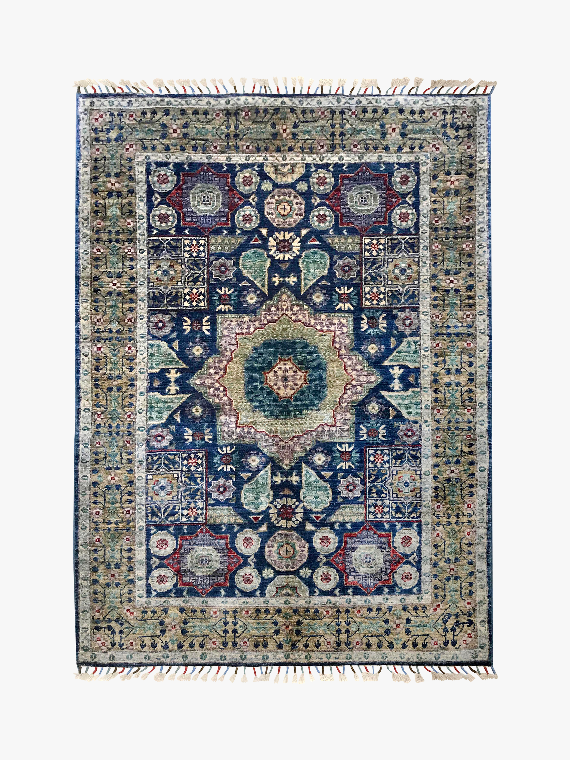 Mamluk Blue Rug PC 56430 - 1.54m X 1.02m