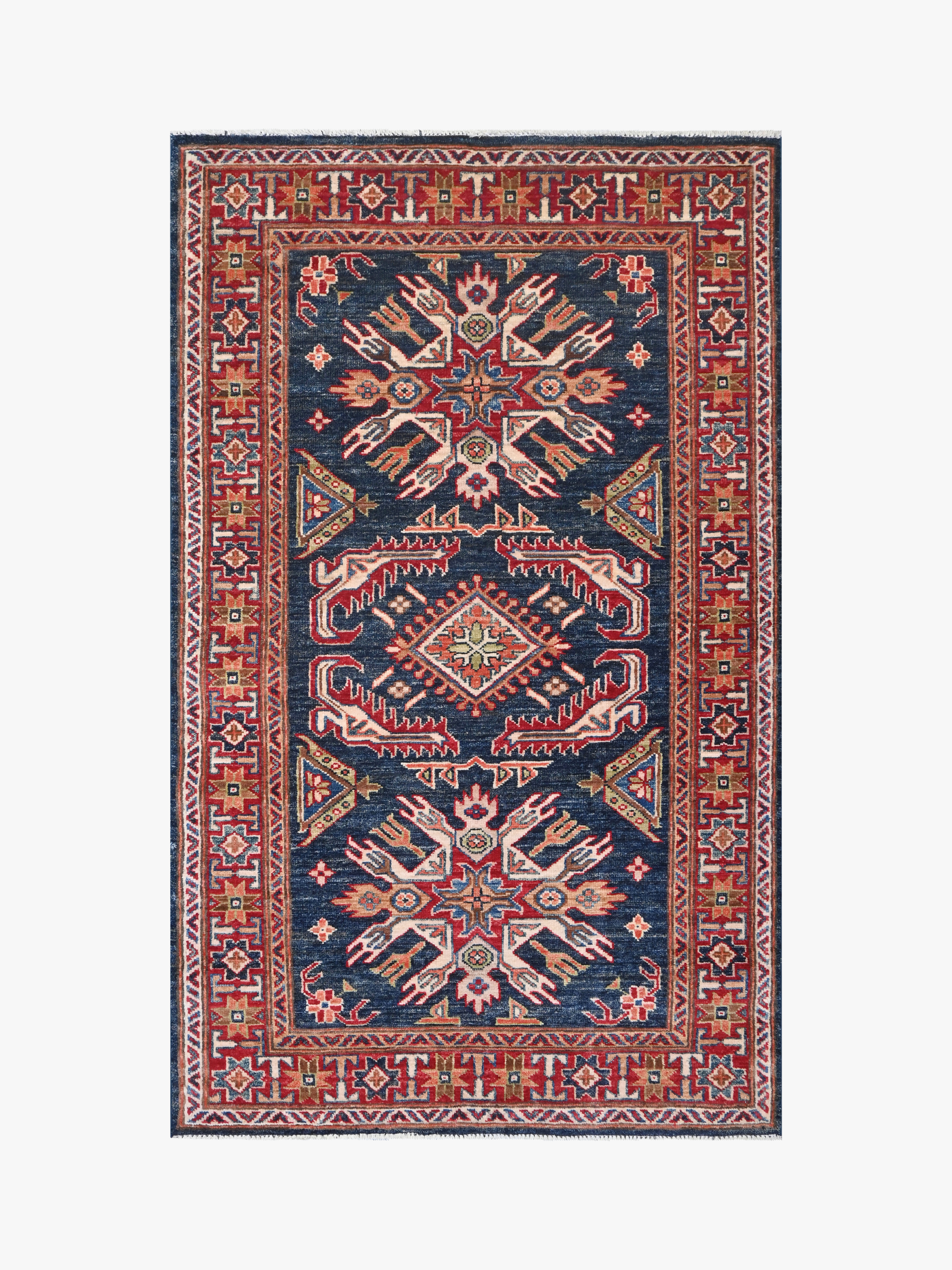 Supreme Kazak Blue Rug PC 54853 - 1.48m X 0.92m
