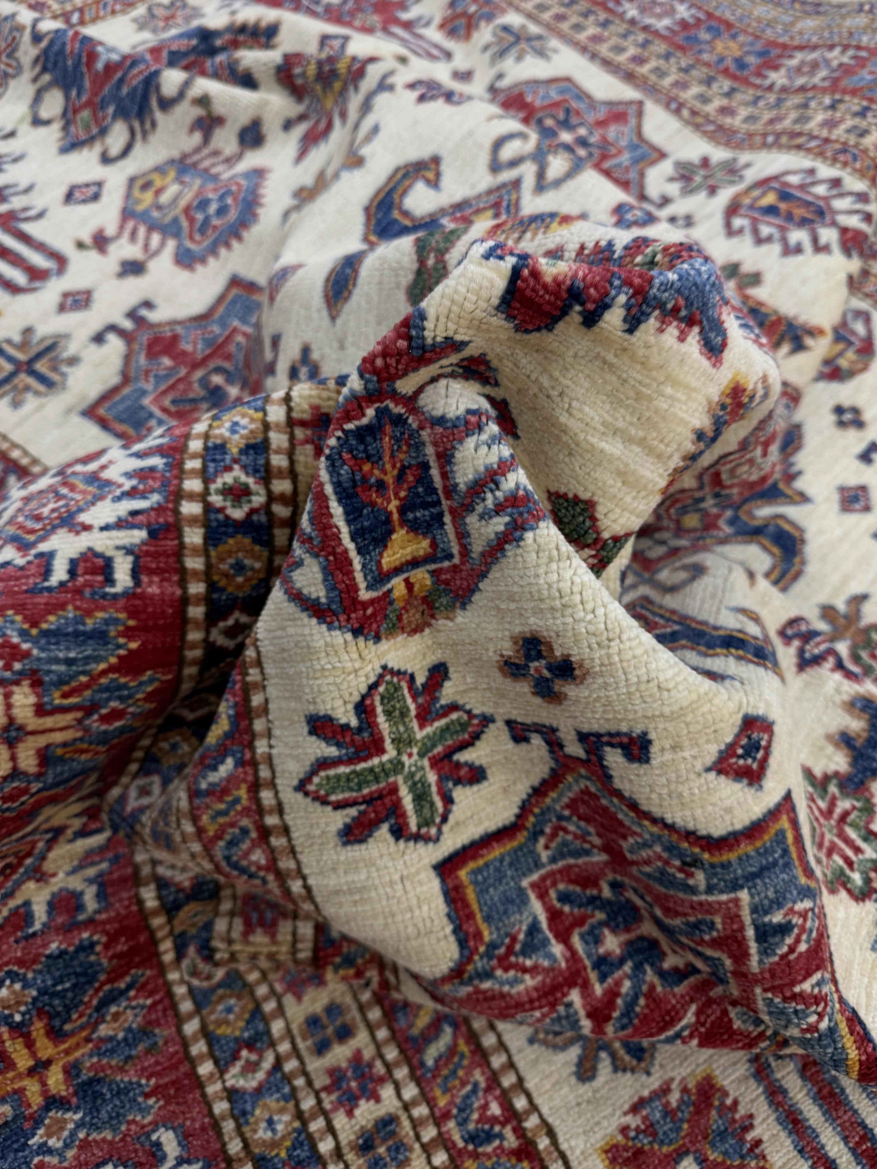 Supreme Kazak Ivory Rug PC 57433 - 2.37m X 1.67m