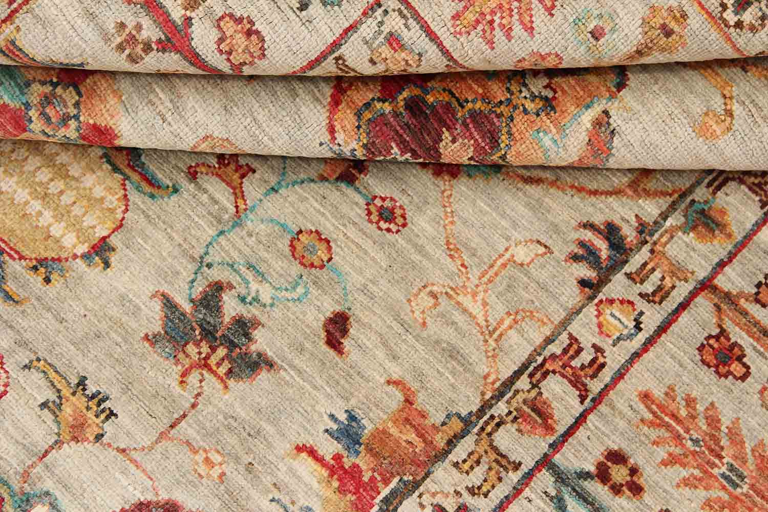 Sultani Grey Rug PC 53535 - 1.77m X 1.25m