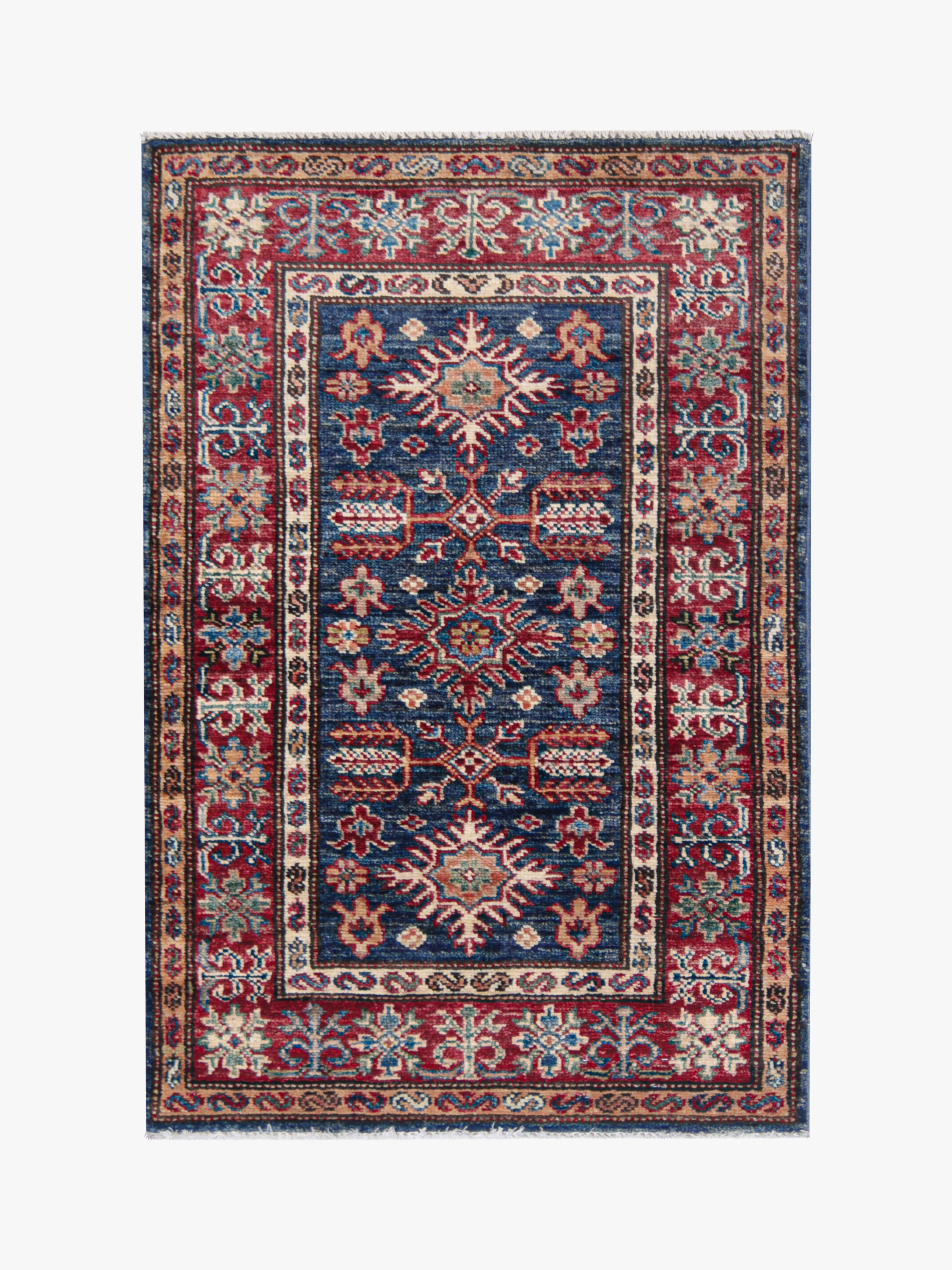 Supreme Kazak Blue Rug PC 55332 - 0.90m X 0.60m