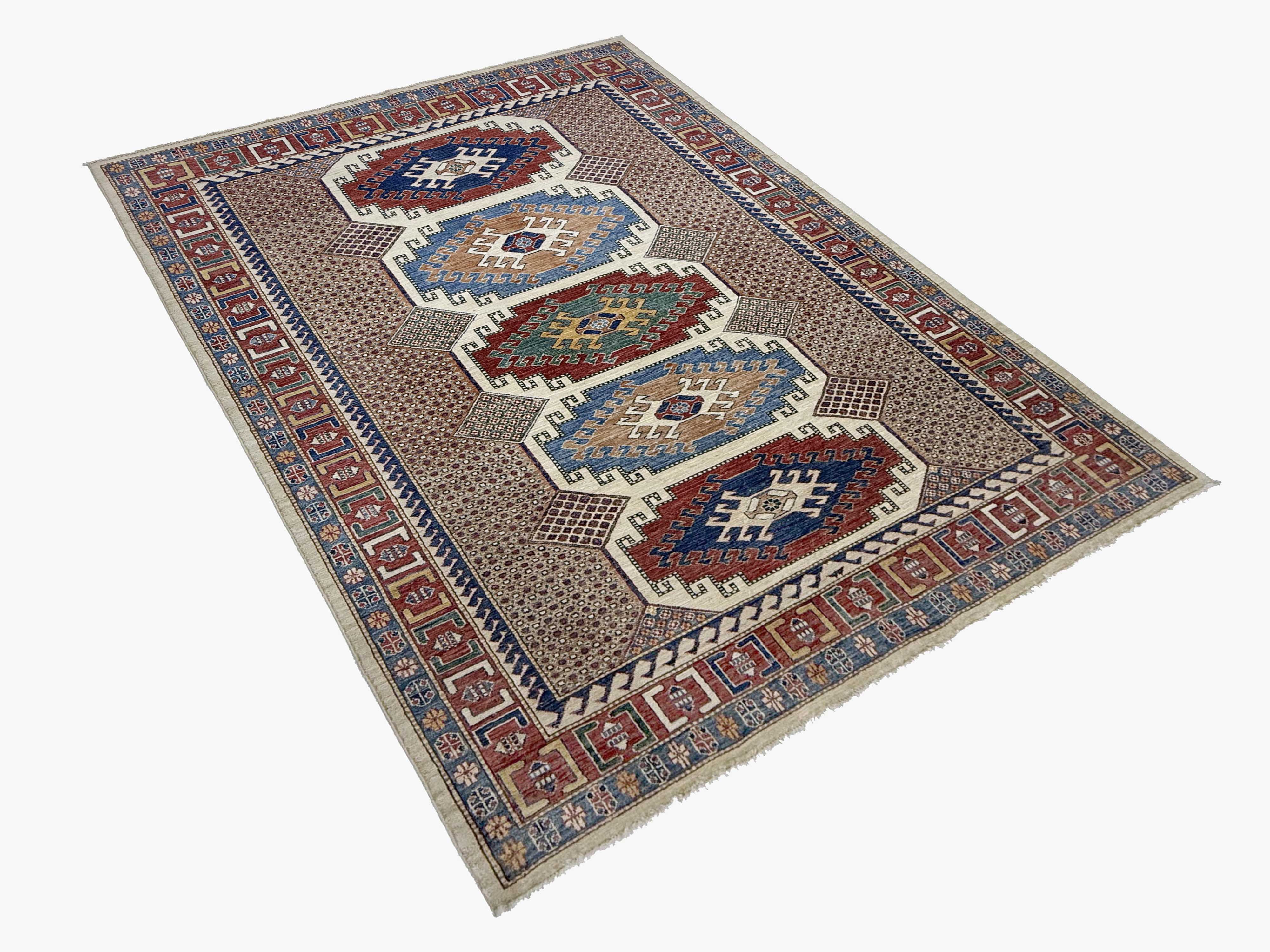 Supreme Kazak Ivory Rug PC 57435 - 2.42m X 1.71m