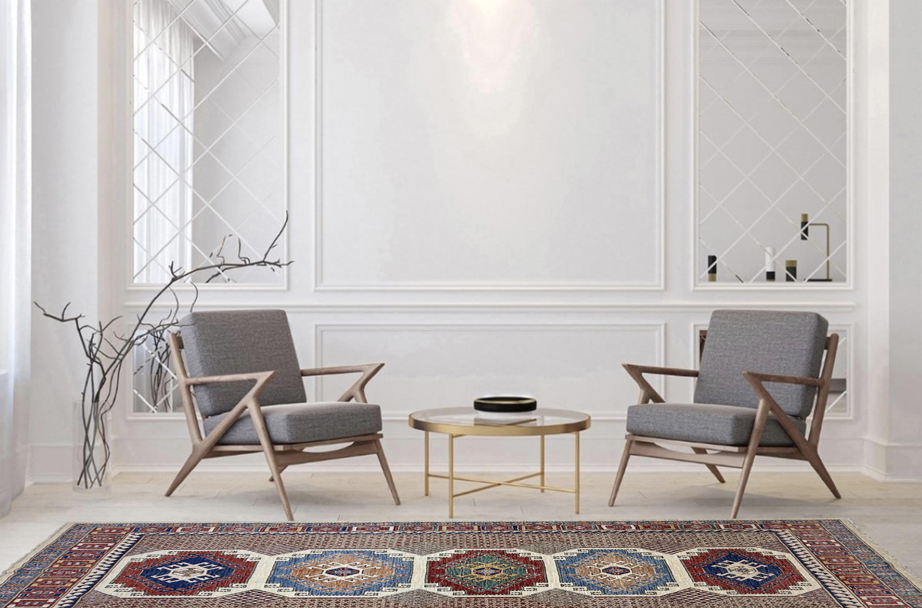 Supreme Kazak Ivory Rug PC 57435 - 2.42m X 1.71m