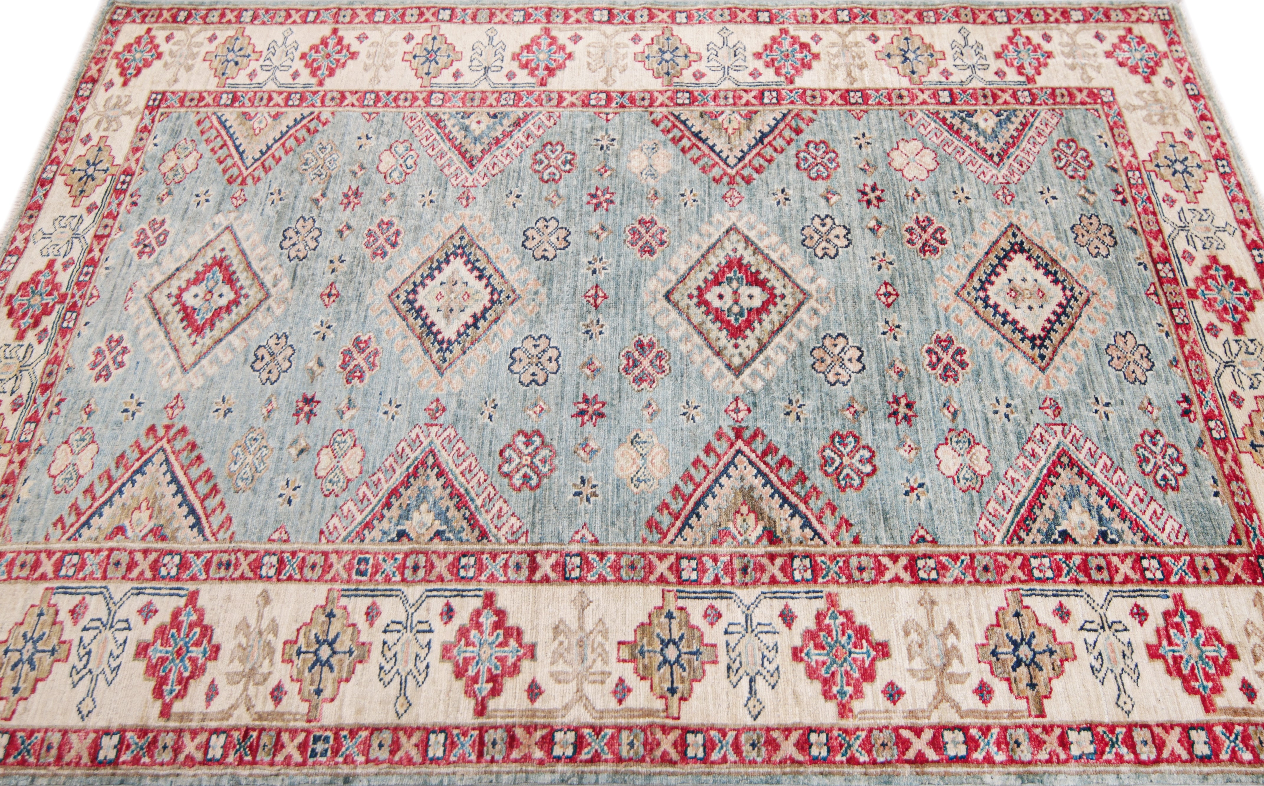 Supreme Kazak Green Rug PC 57490 - 1.79m X 1.20m