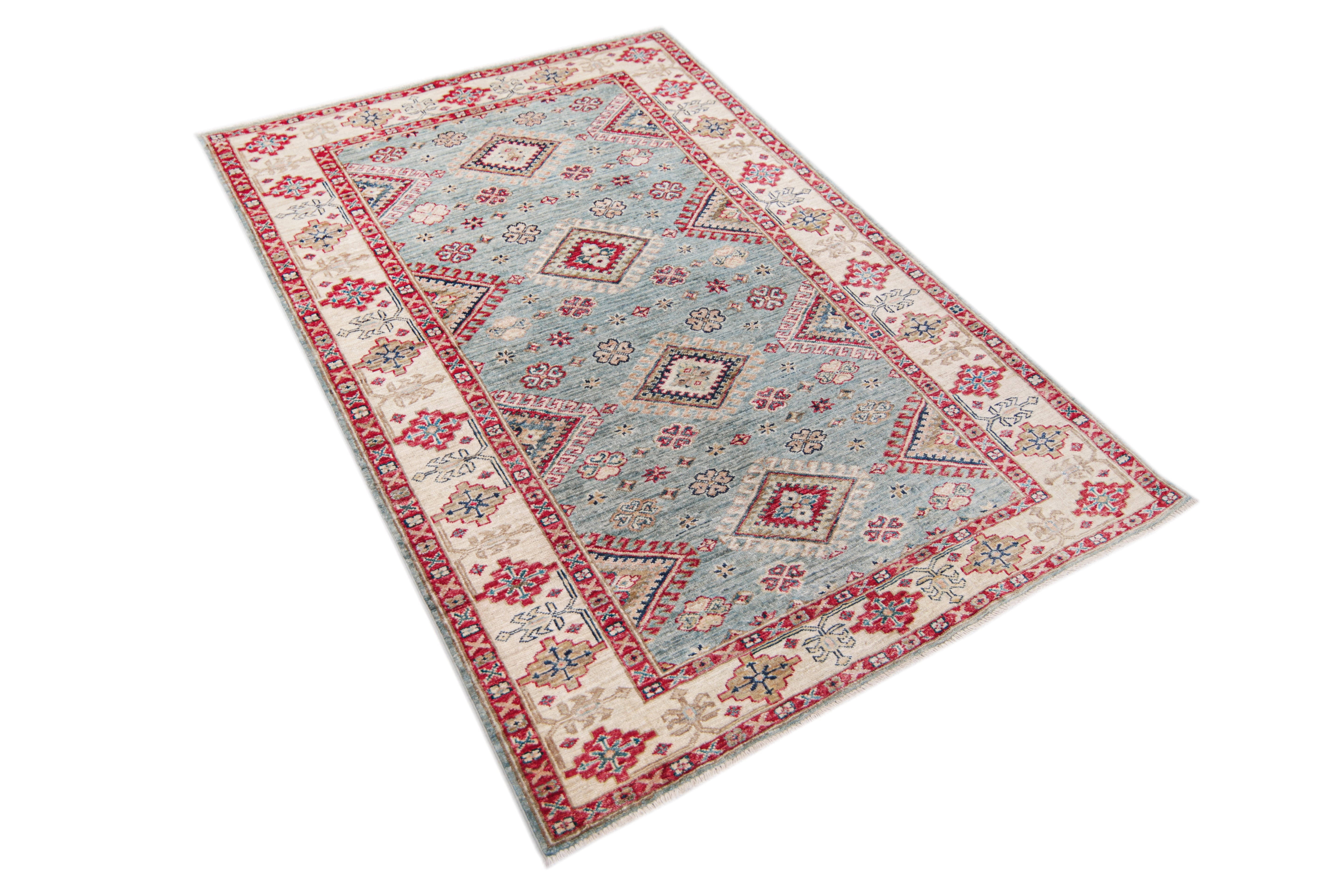 Supreme Kazak Green Rug PC 57490 - 1.79m X 1.20m