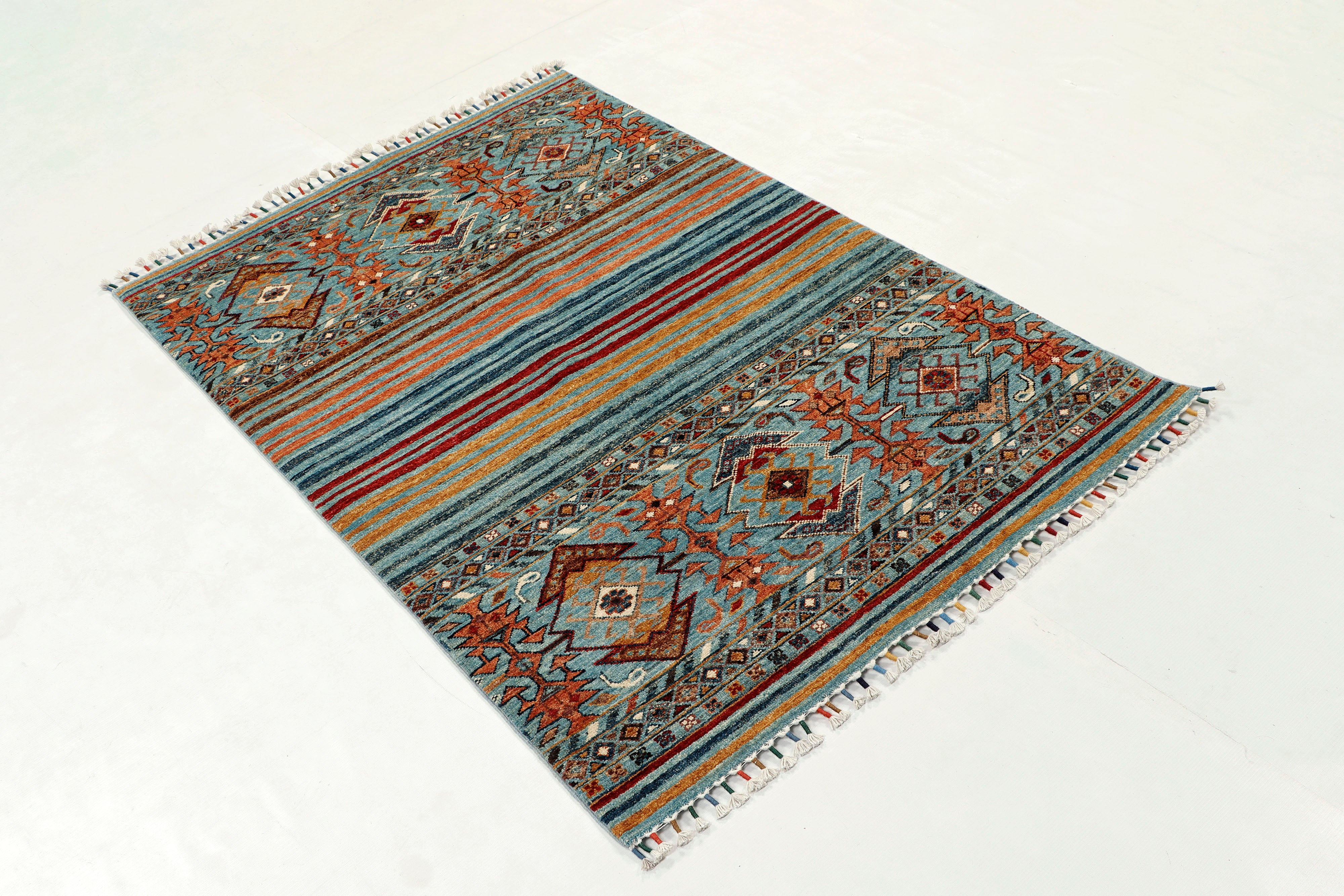 Khurjeen Blue Rug PC 56513 - 1.53m X 1.01m