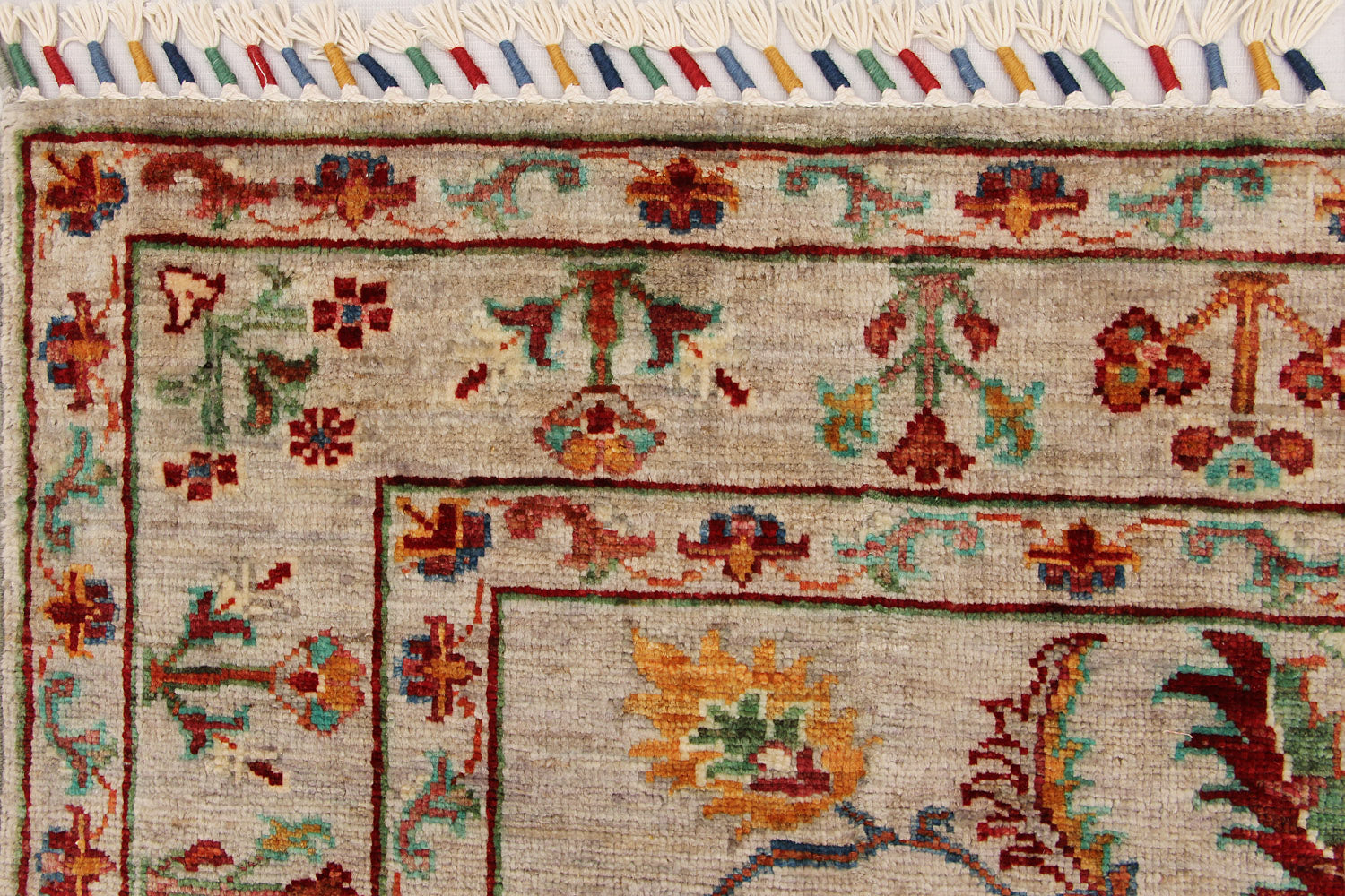 Pictorial Grey Rug PC 54680 - 1.87m X 1.28m