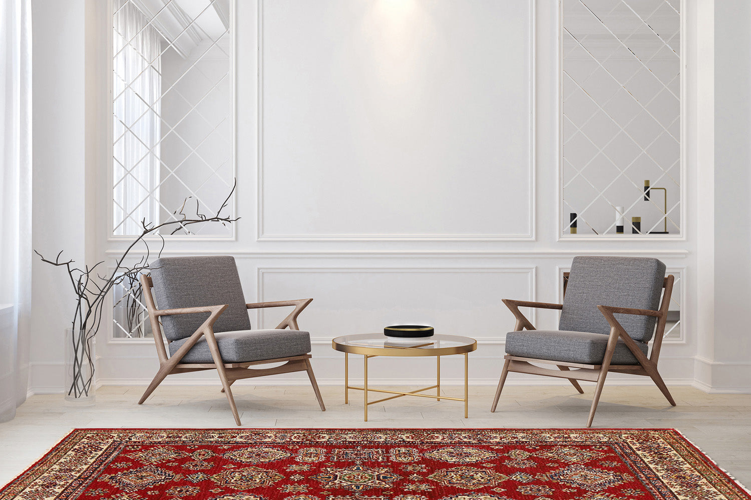 Supreme Kazak Red Rug PC 54247 - 2.42m X 1.66m