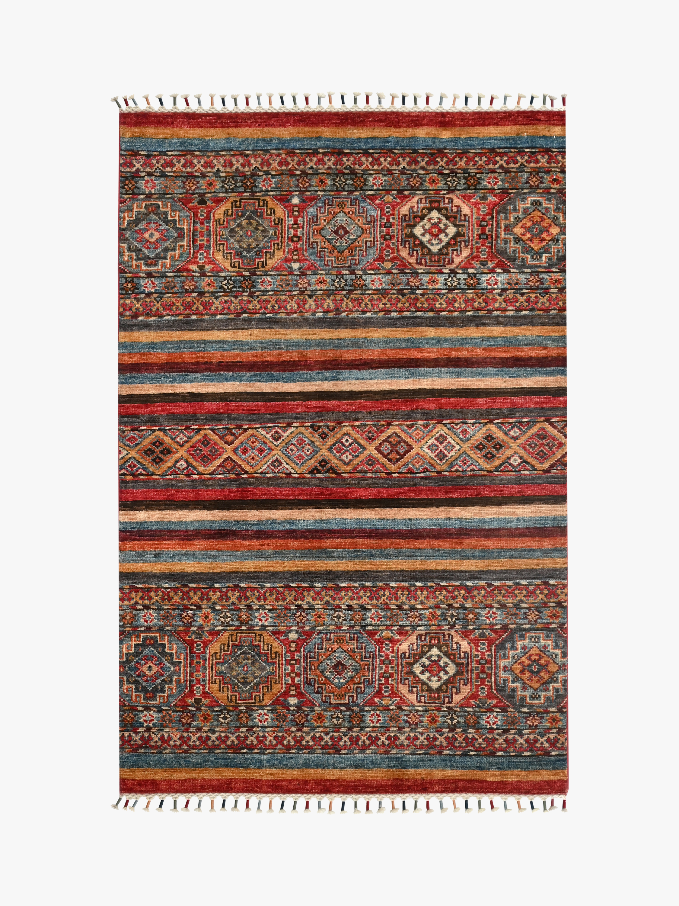 Khurjeen Multi Rug PC 56460 - 1.26m X 0.84m