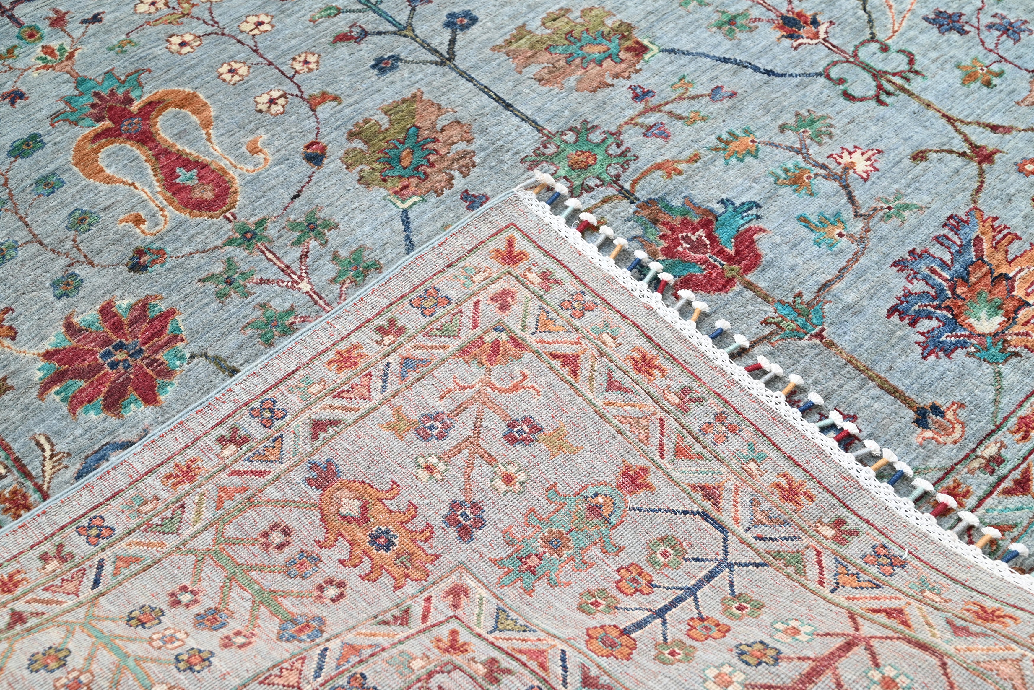Sultani Grey Rug PC 57545 - 3.03m X 2.02m