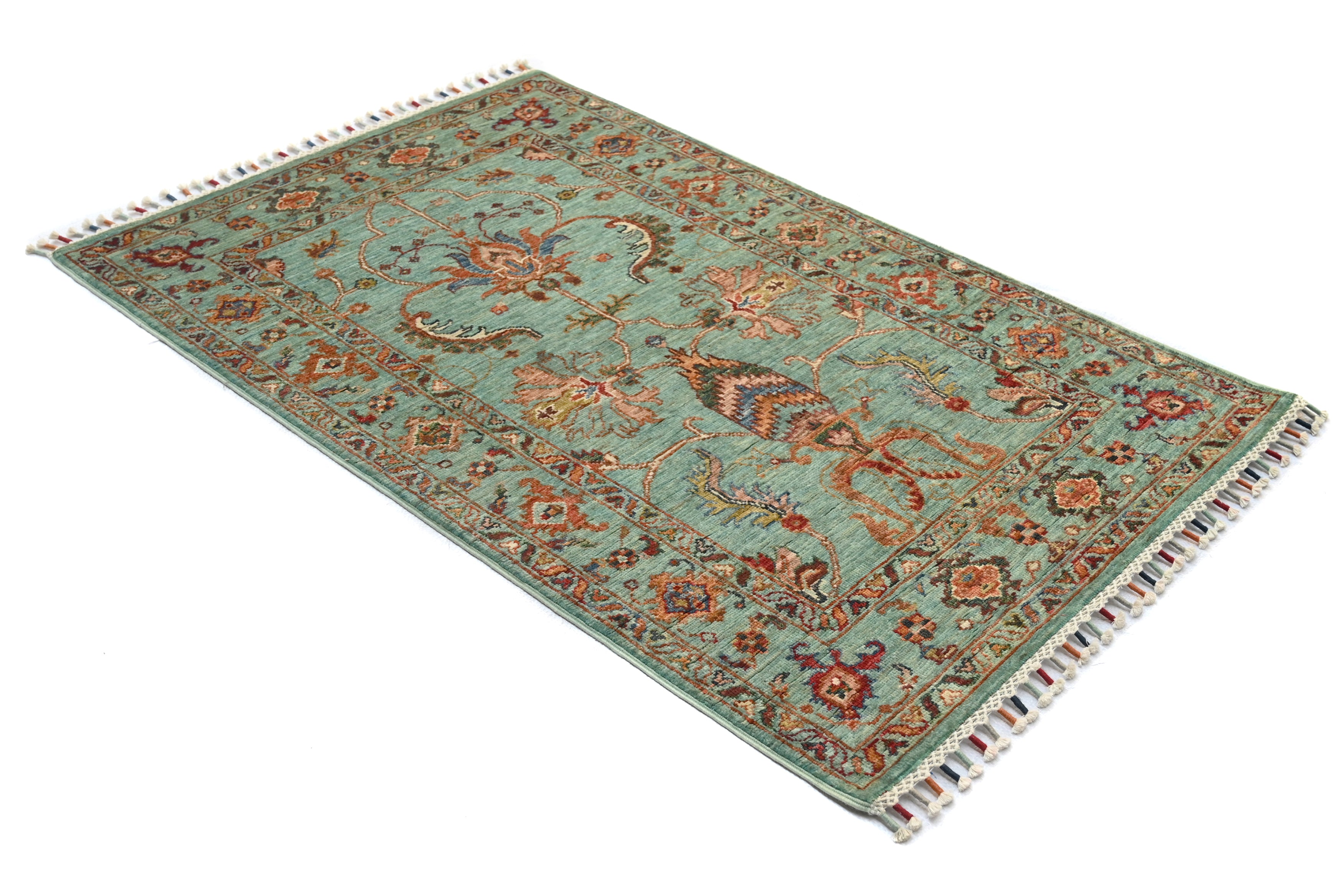 Sultani Aqua Rug PC 57558 - 1.24m X 0.82m