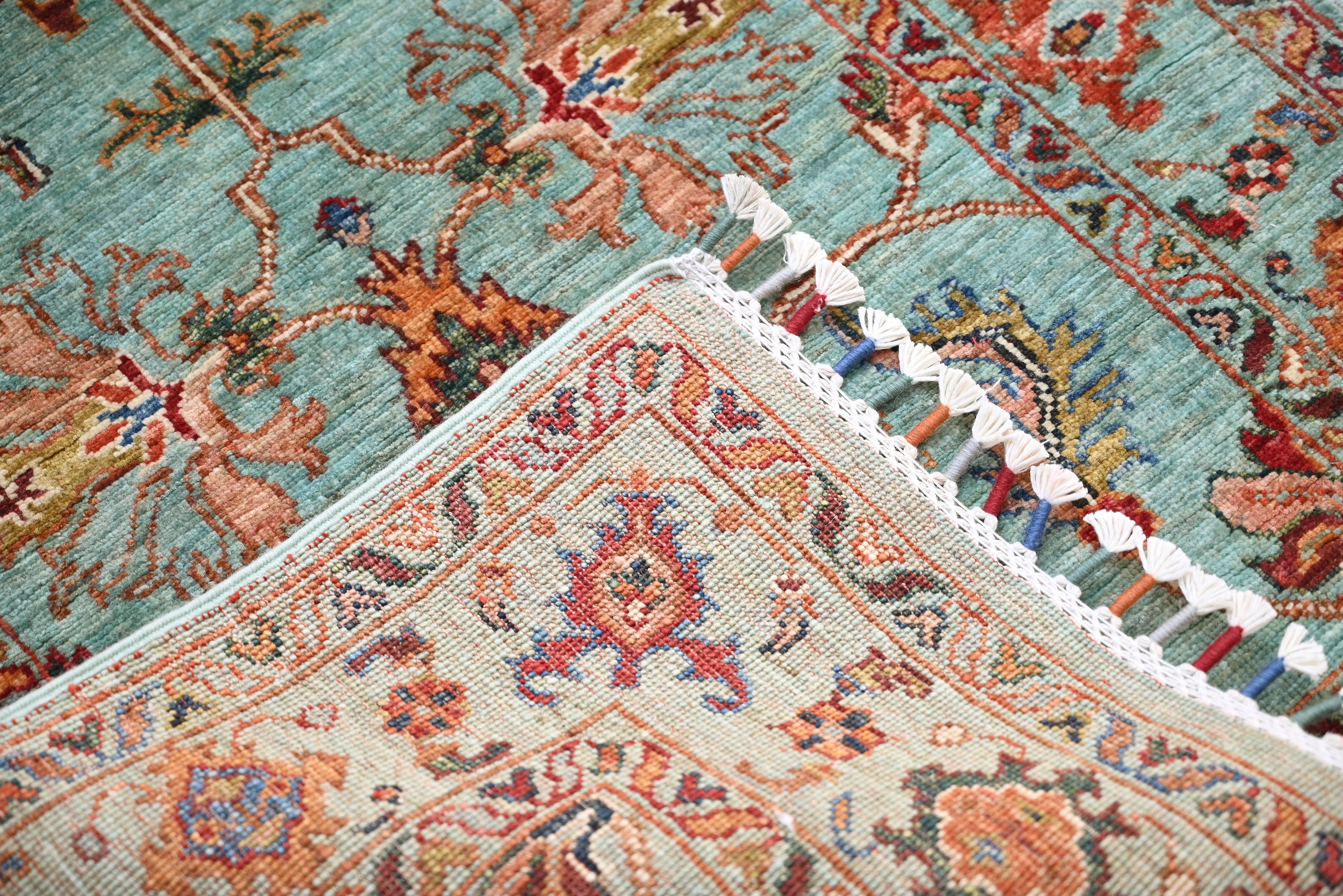 Sultani Aqua Rug PC 57559 - 1.24m X 0.77m