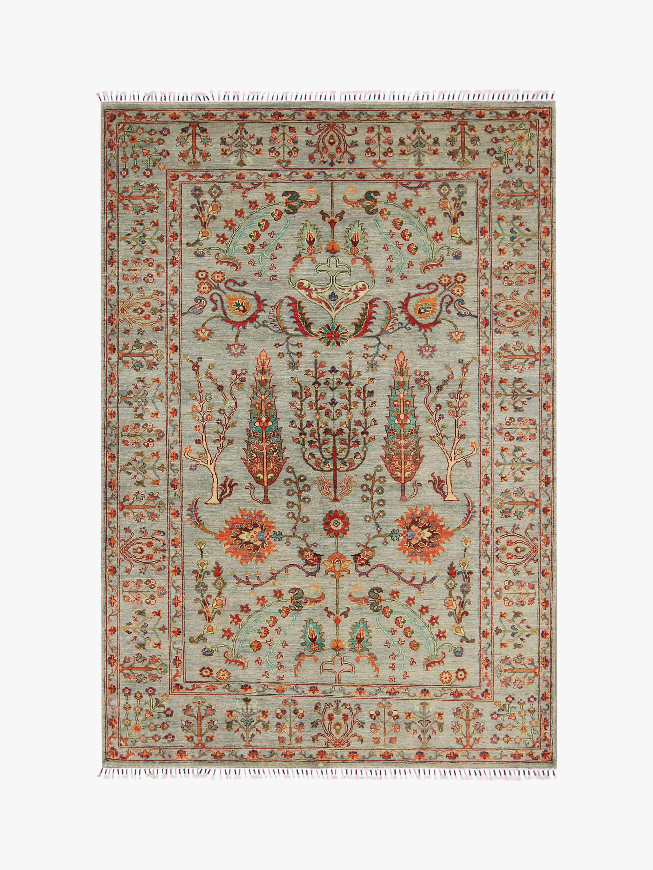 Pictorial Grey Rug PC 54670 - 2.46m X 1.69m