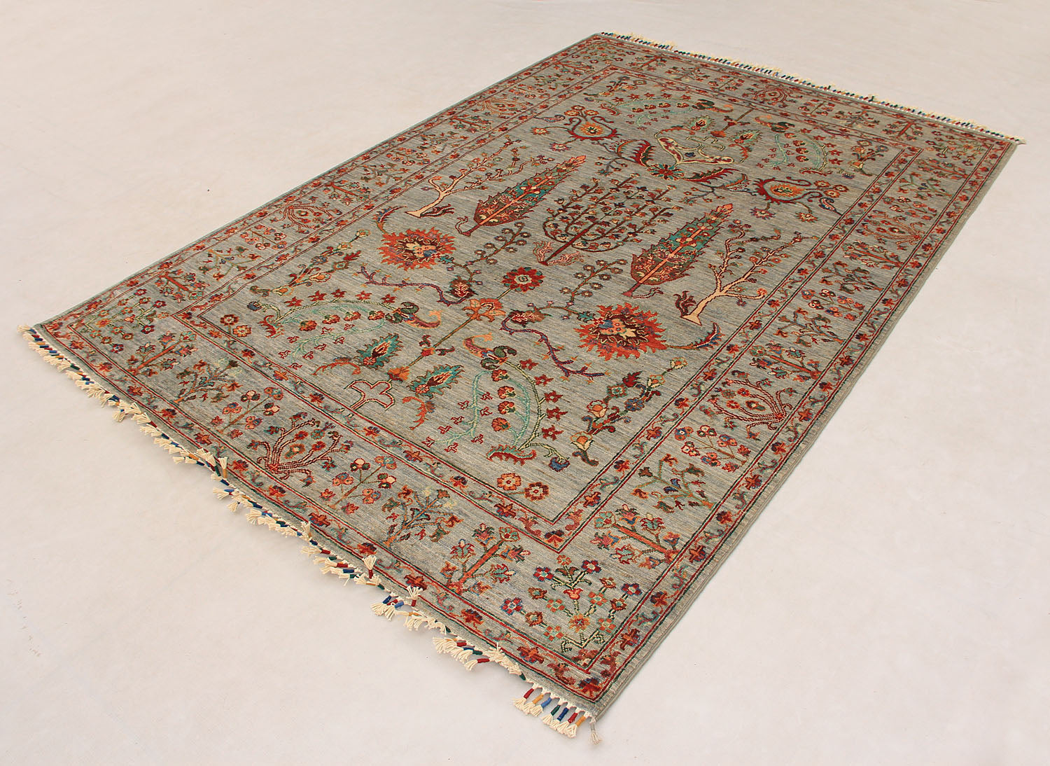 Pictorial Grey Rug PC 54670 - 2.46m X 1.69m